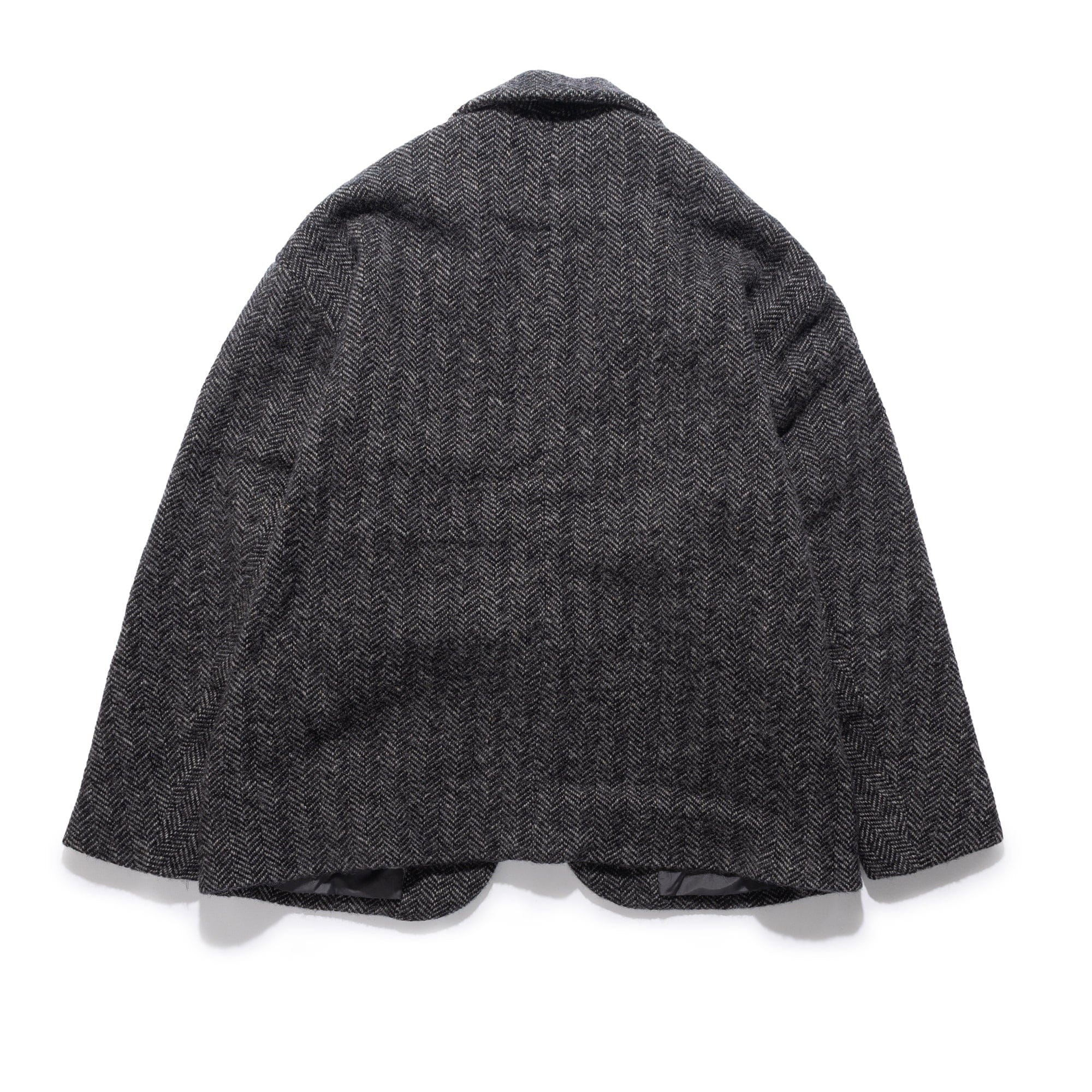 is-ness Wool Relaxed Jacket Herringbone 1007SAWJK05