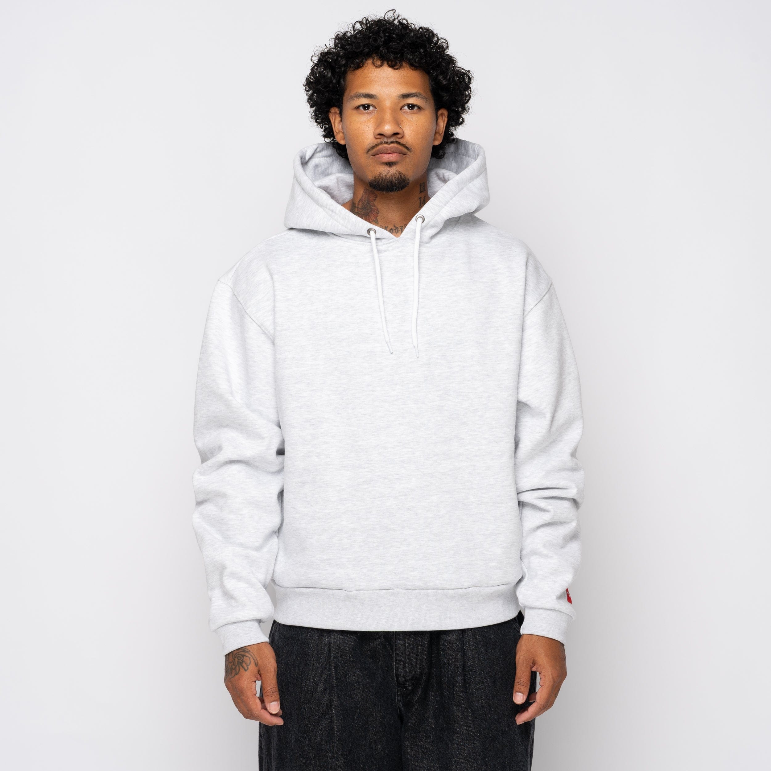 The North Face TNF Red Box Hoodie Classic Grey NF0A8EFZ