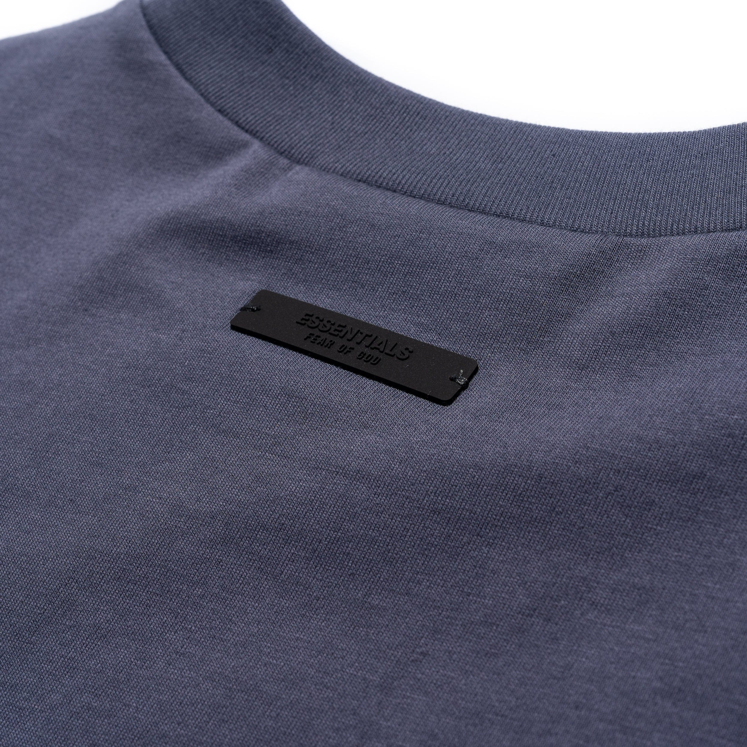 Fear of God Essentials Collegiate Jersey Long Sleeve Tee Marine 125HO244204F