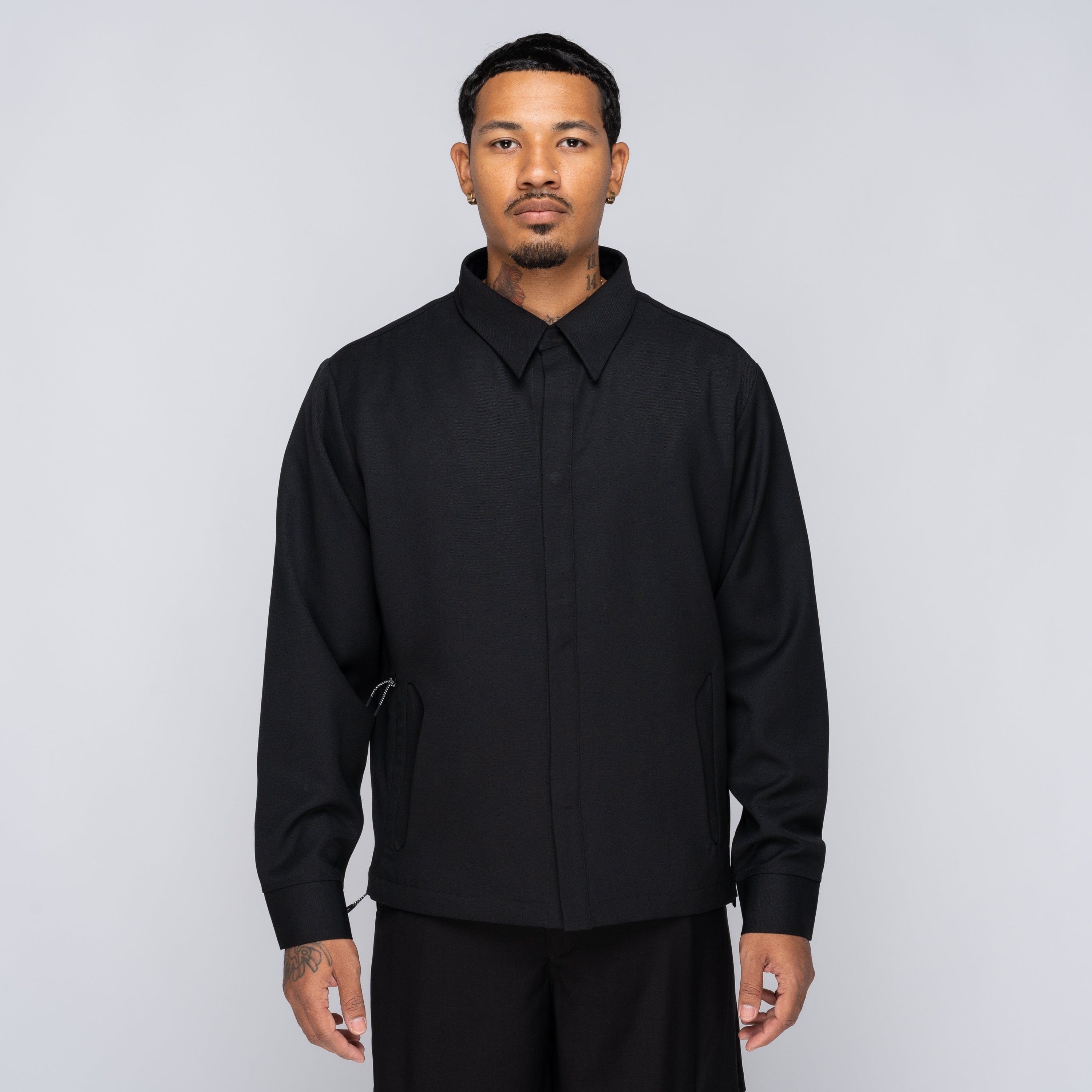 J EONGL I Jeongli Over Shirt SET6 Black