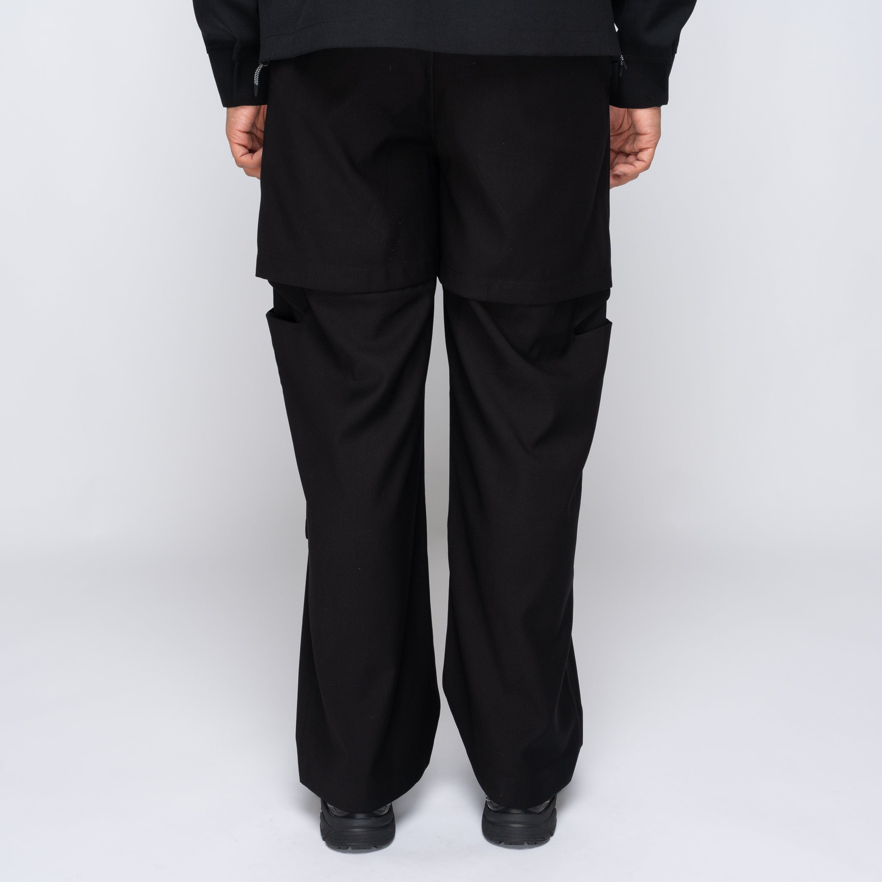 J EONGL I Jeongli Overlab Trouser SET7 Black