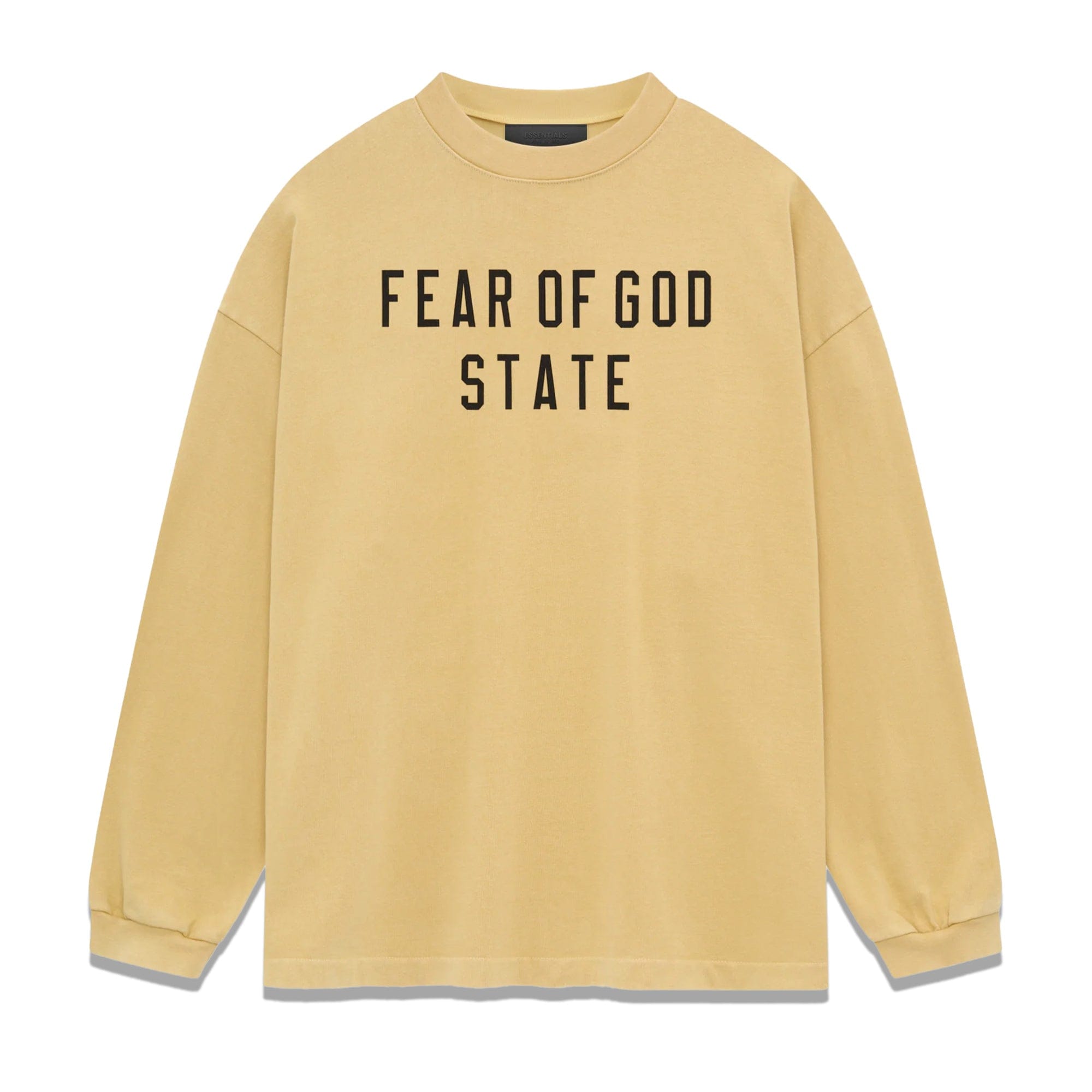 Fear of God Essentials Heavy Long Sleeve Tee Amber 125BT242013F