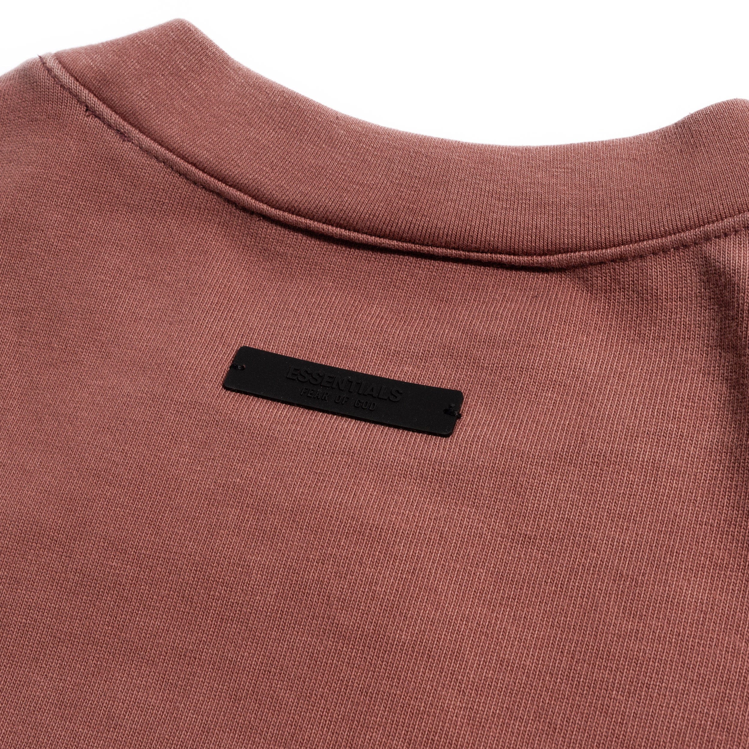 Fear of God Essentials Heavy Long Sleeve Tee Crimson 125BT242016F