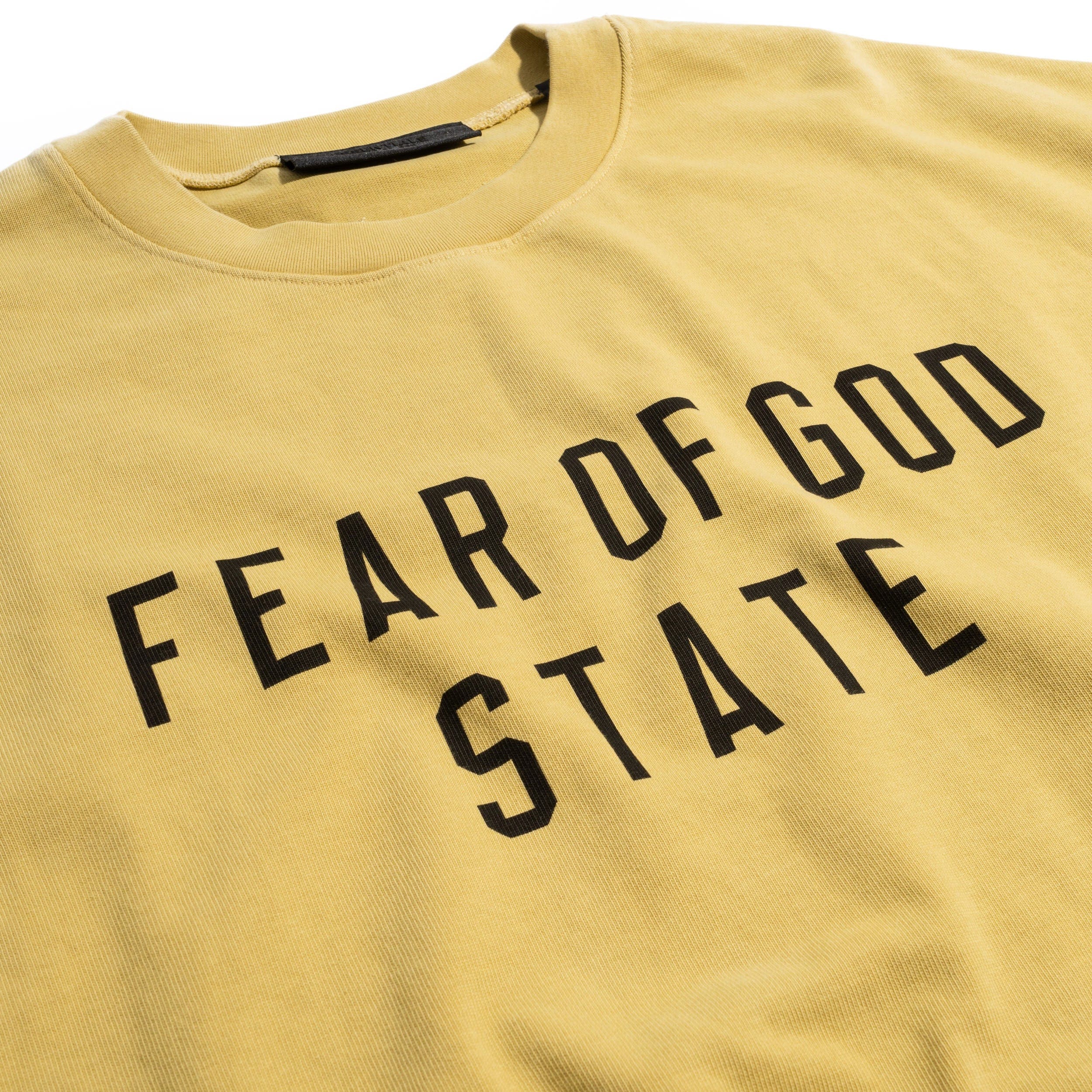 Fear of God Essentials Heavy Crewneck Tee Amber 125BT242003F
