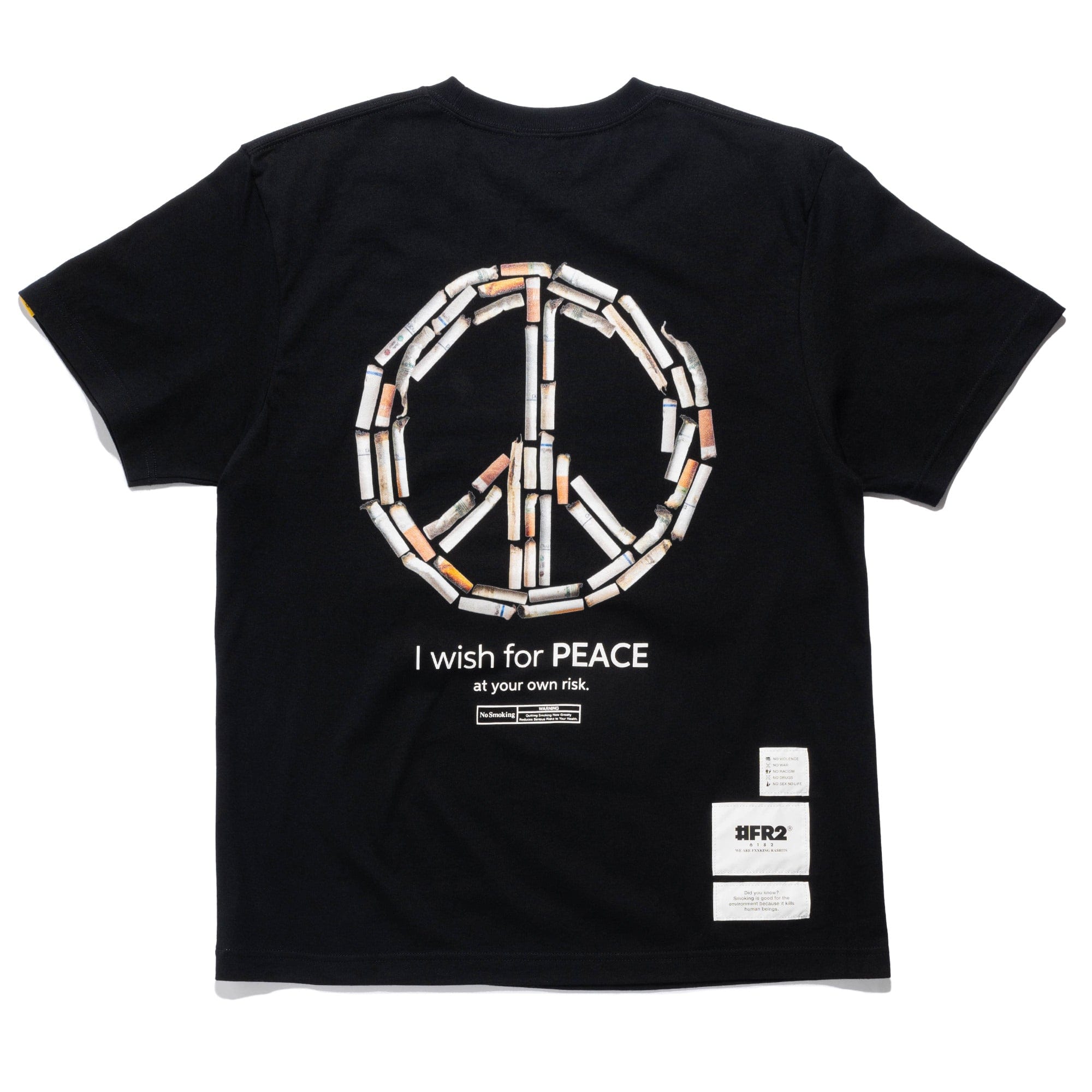 FR2 Peace Tee Black FRC3166
