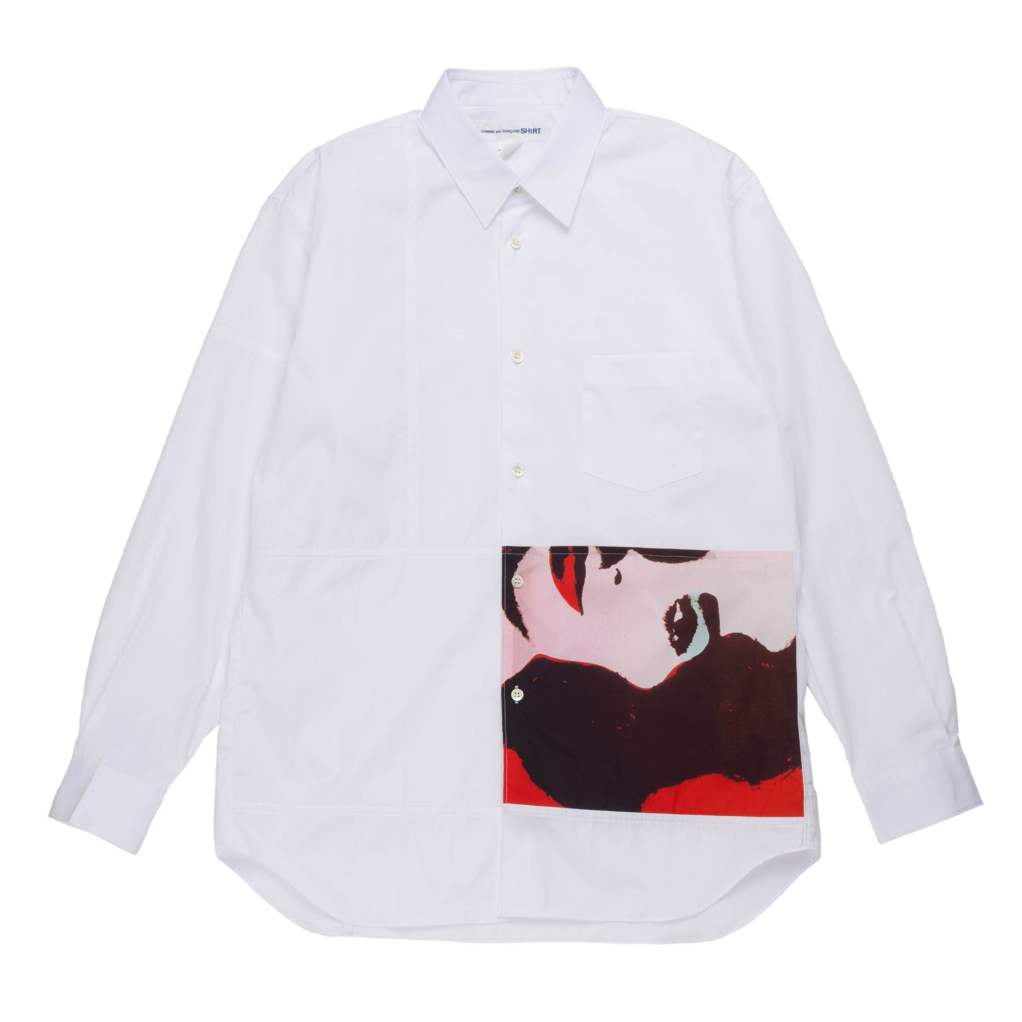 Comme Des Garcons SHIRT CDG SHIRT Andy Warhol Cotton Shirt White FM-B018-S24