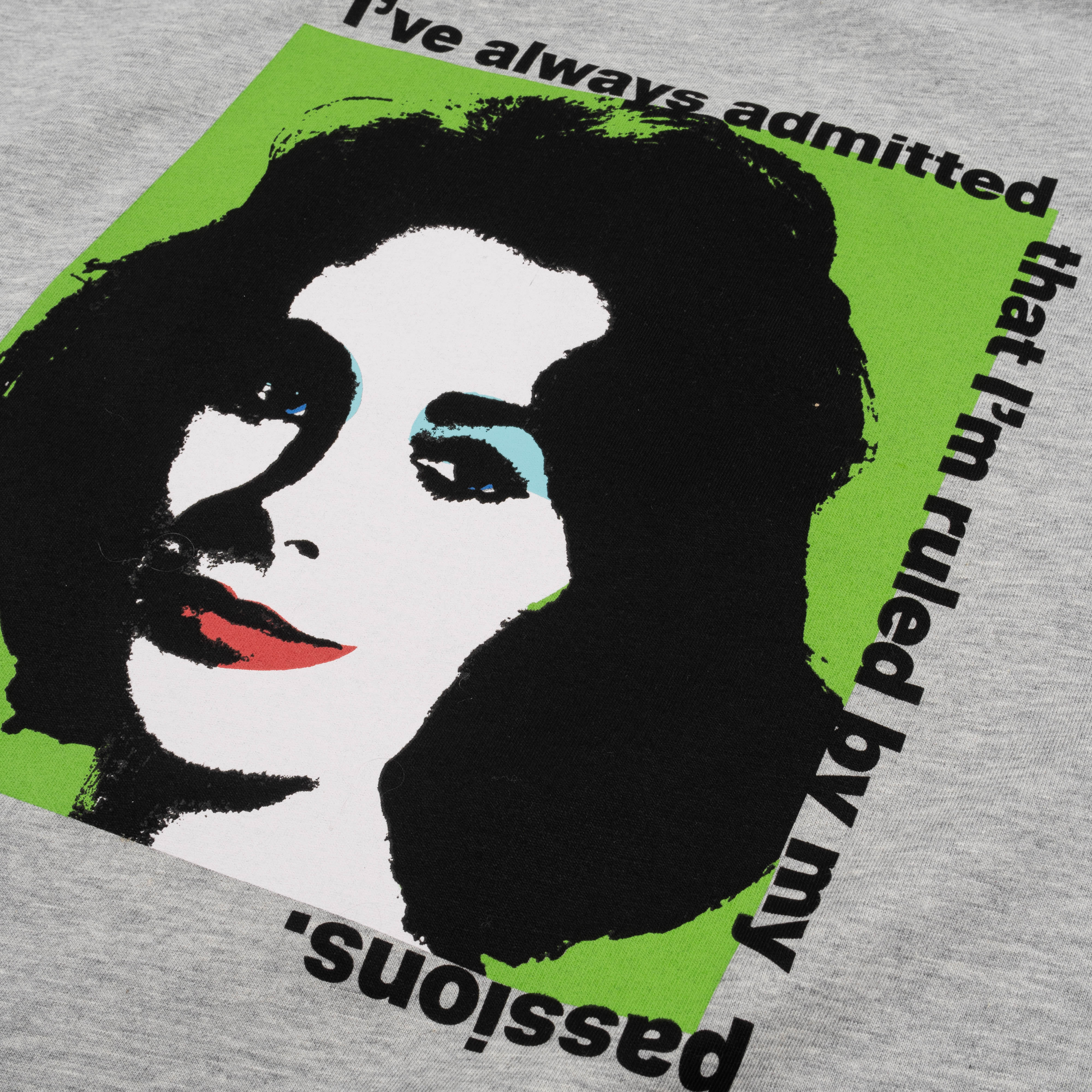 Comme Des Garcons SHIRT CDG SHIRT Andy Warhol Sophia Loren Tee Grey FM-T003-S24