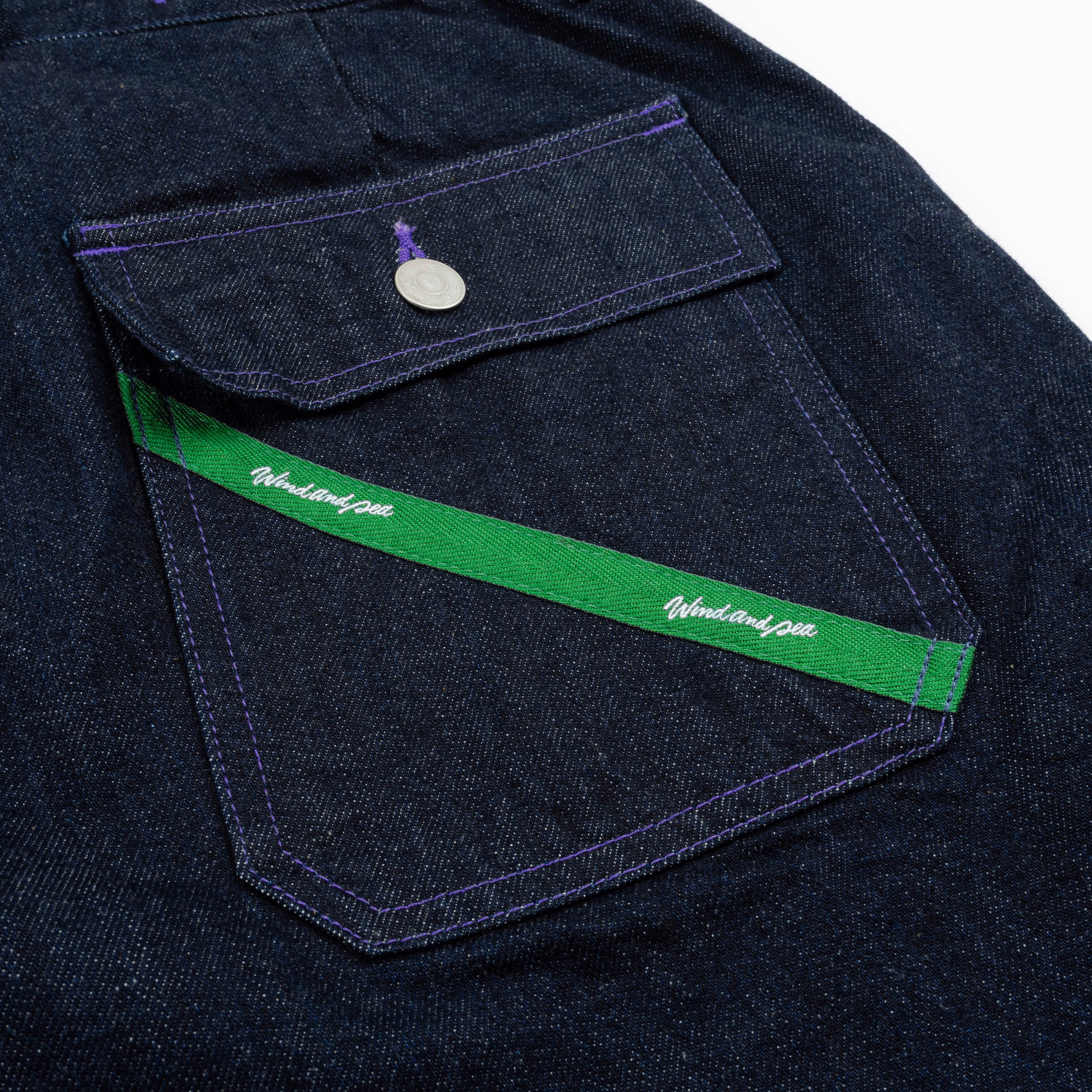 Wind and Sea Organic Cotton Denim Pant Blue WDS-O-CLC-24-Q3-PT-02