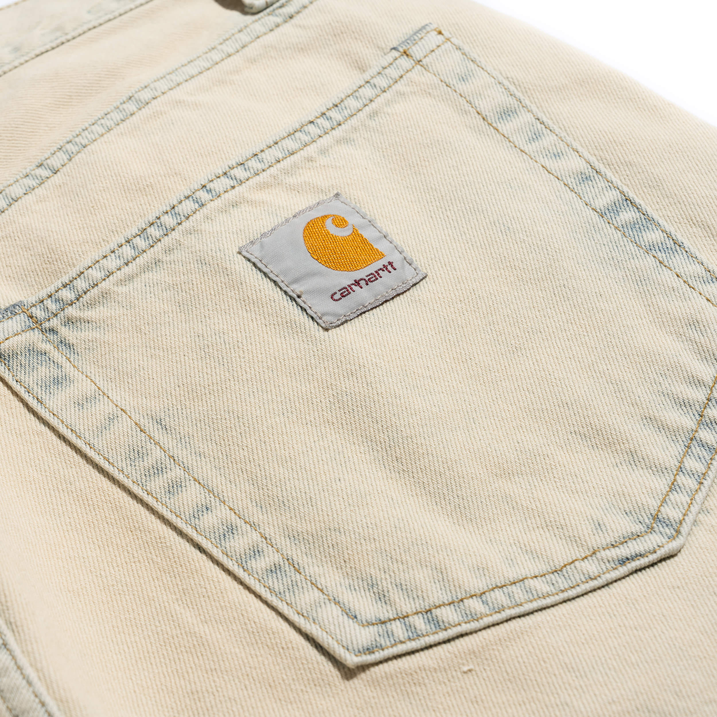 Carhartt WIP Landon Pant 12oz Robertson Denim Sand Bleached I030468