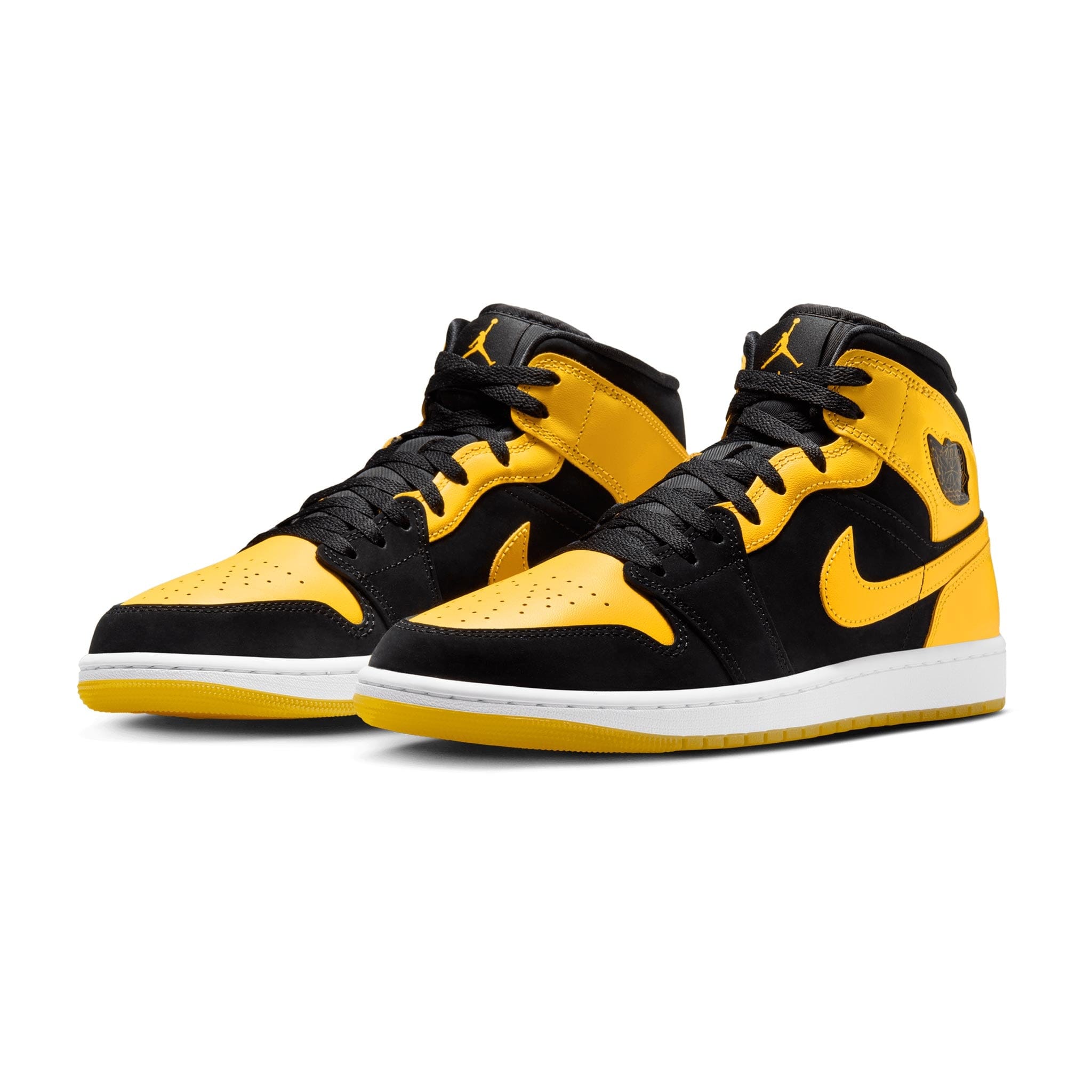 Air Jordan 1 Mid SE BLACK/VARSITY MAIZE-WHITE HJ6654-071