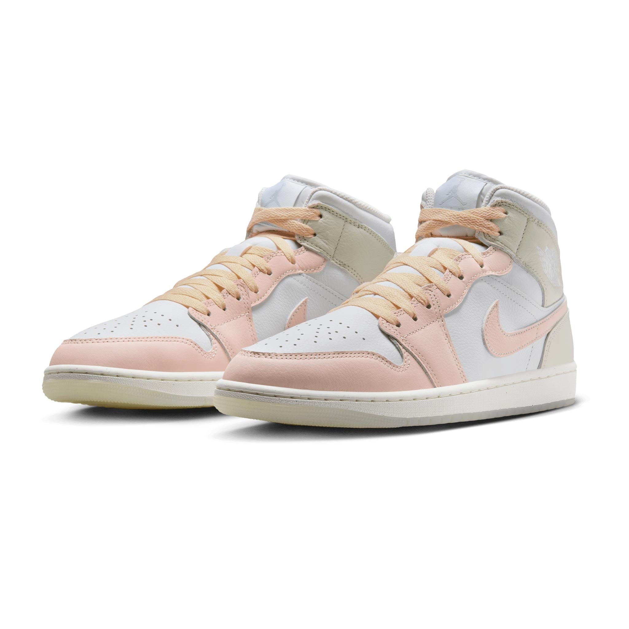 Air Jordan 1 Mid SE White/Guava Ice-Sea Glass-Glacier Blue HJ6654-100