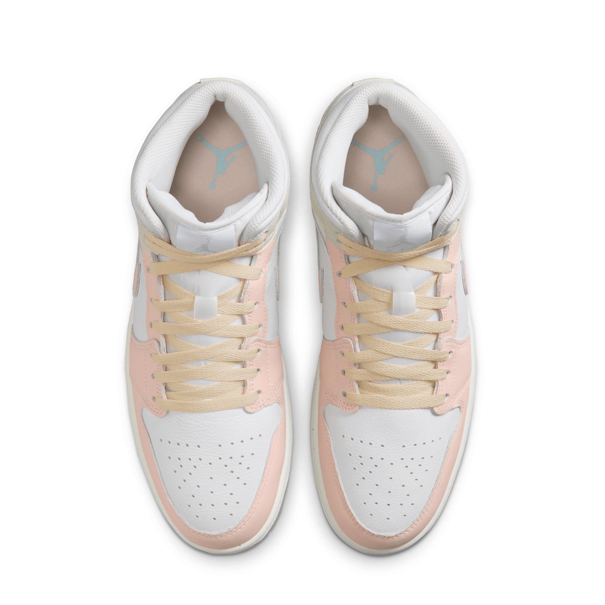 Air Jordan 1 Mid SE White/Guava Ice-Sea Glass-Glacier Blue HJ6654-100