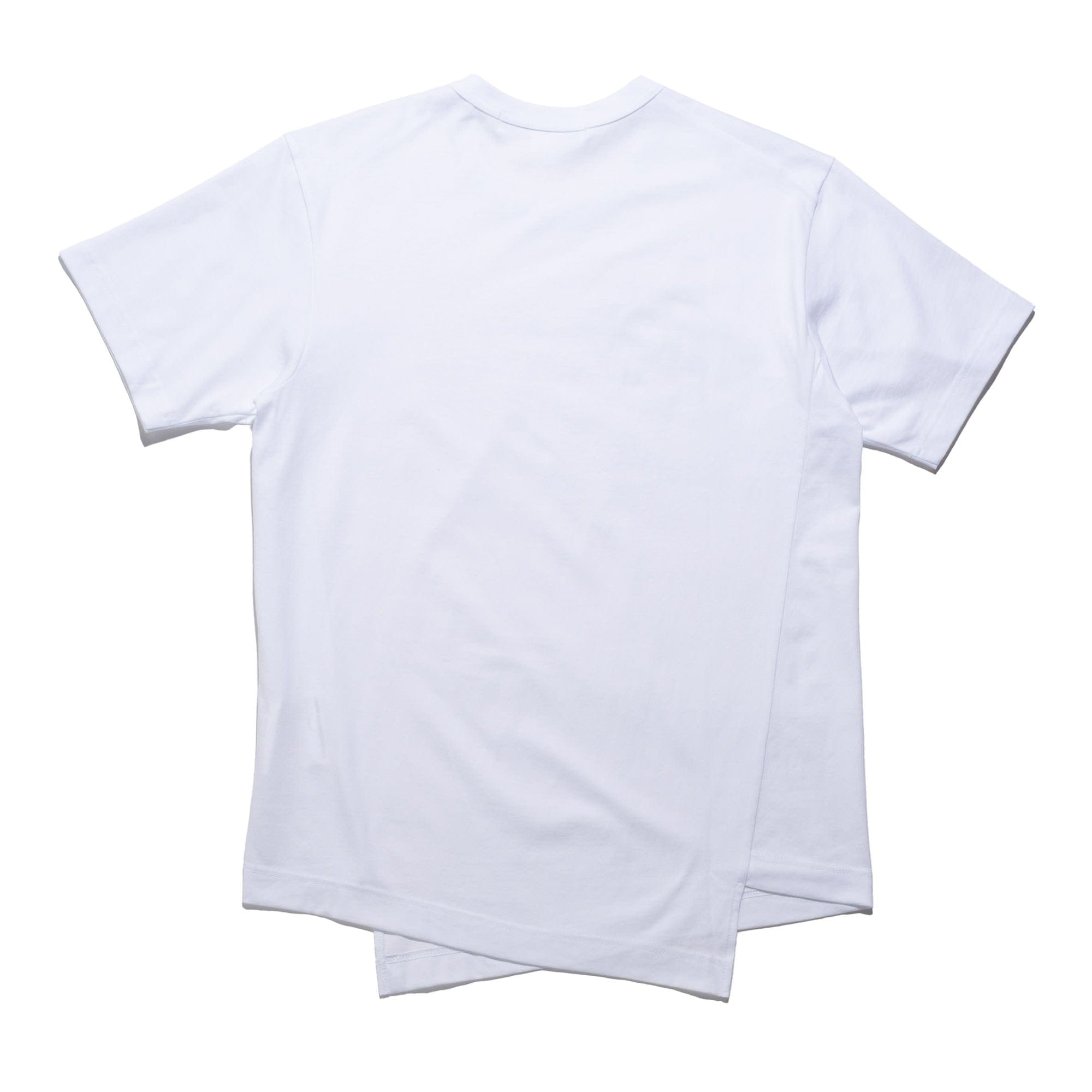 Comme Des Garcons SHIRT CDG SHIRT Asymmetrical Knit Tee White FO-T016-S25-2