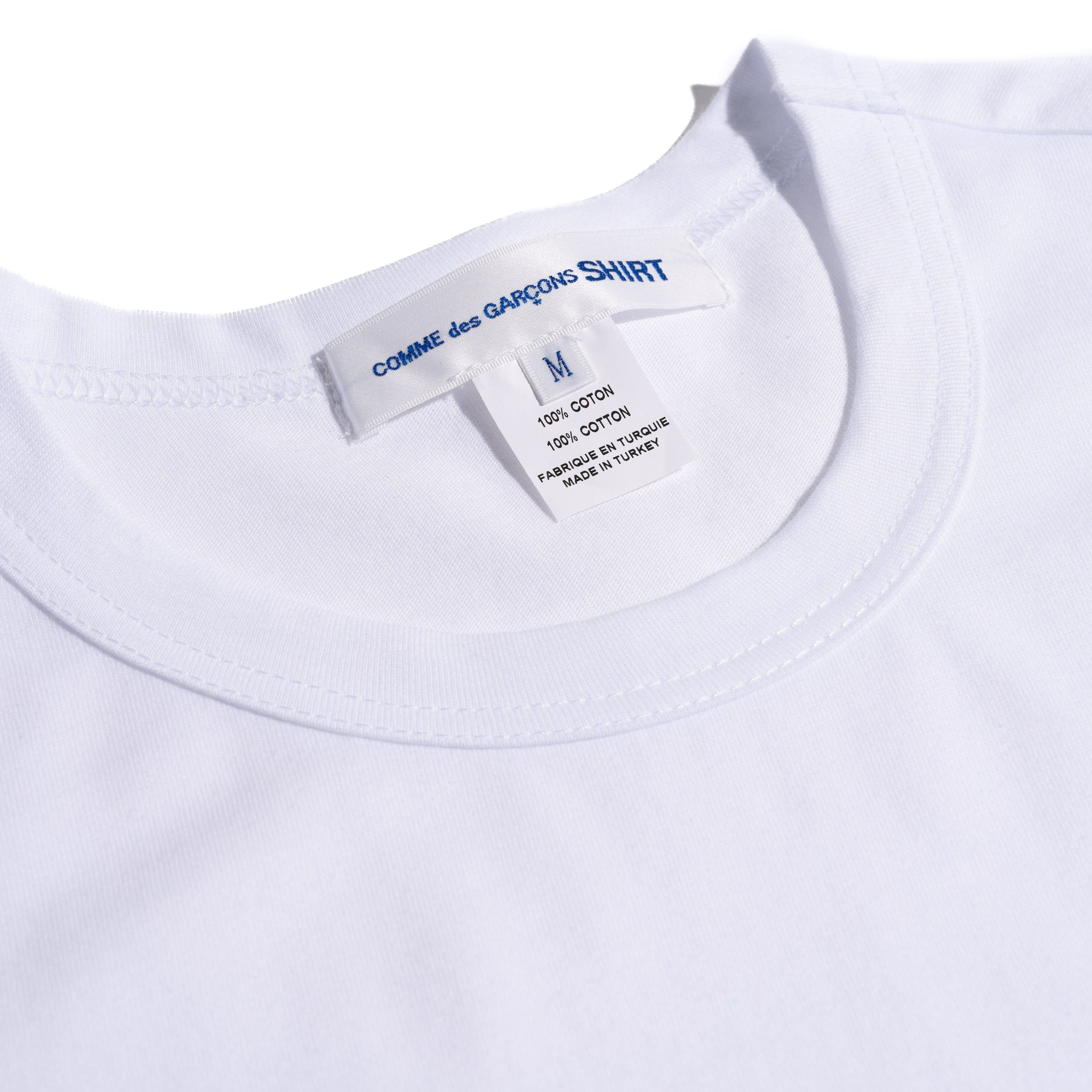 Comme Des Garcons SHIRT CDG SHIRT Asymmetrical Knit Tee White FO-T016-S25-2
