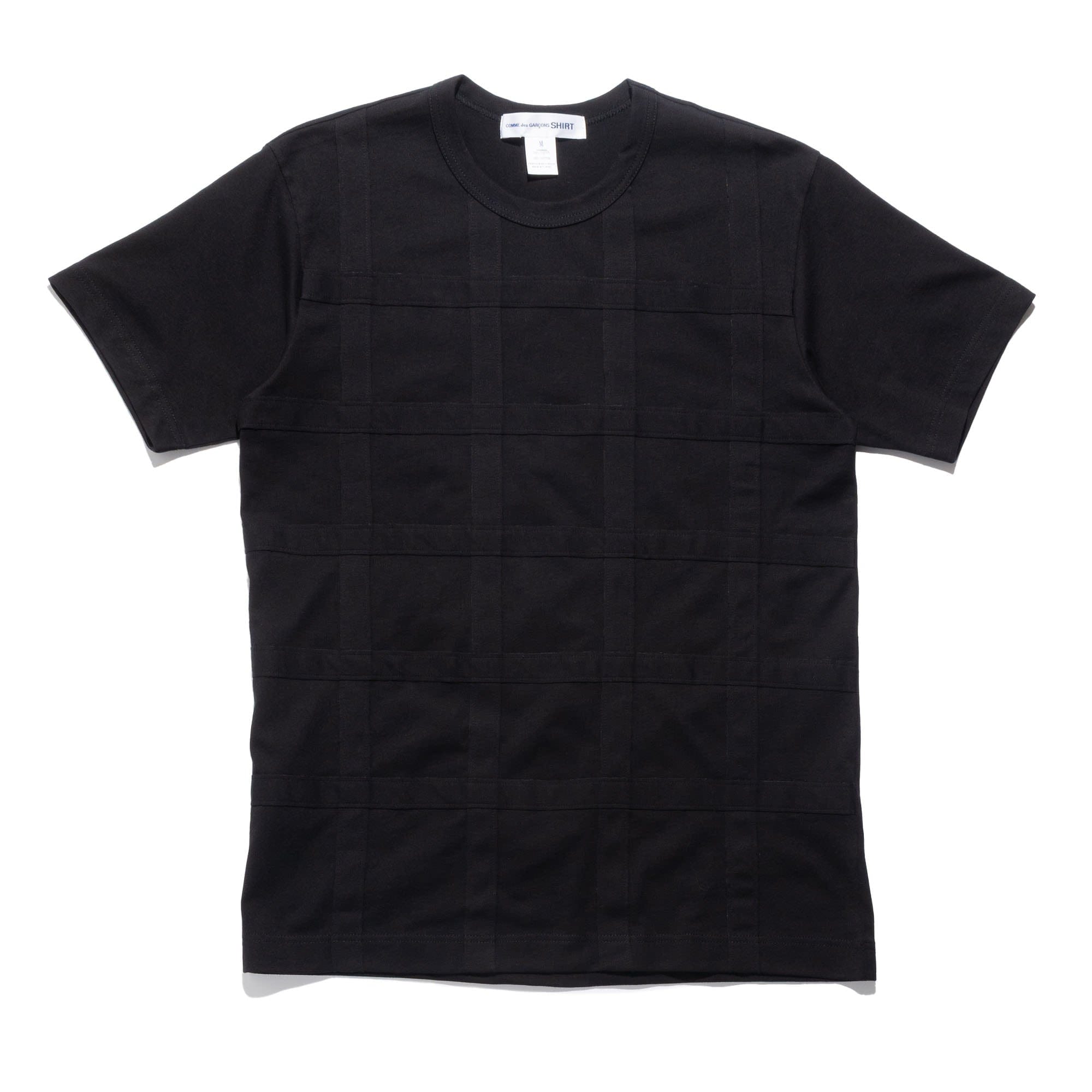 Comme Des Garcons SHIRT CDG SHIRT Lattice Tee Black FO-T009-S25-1