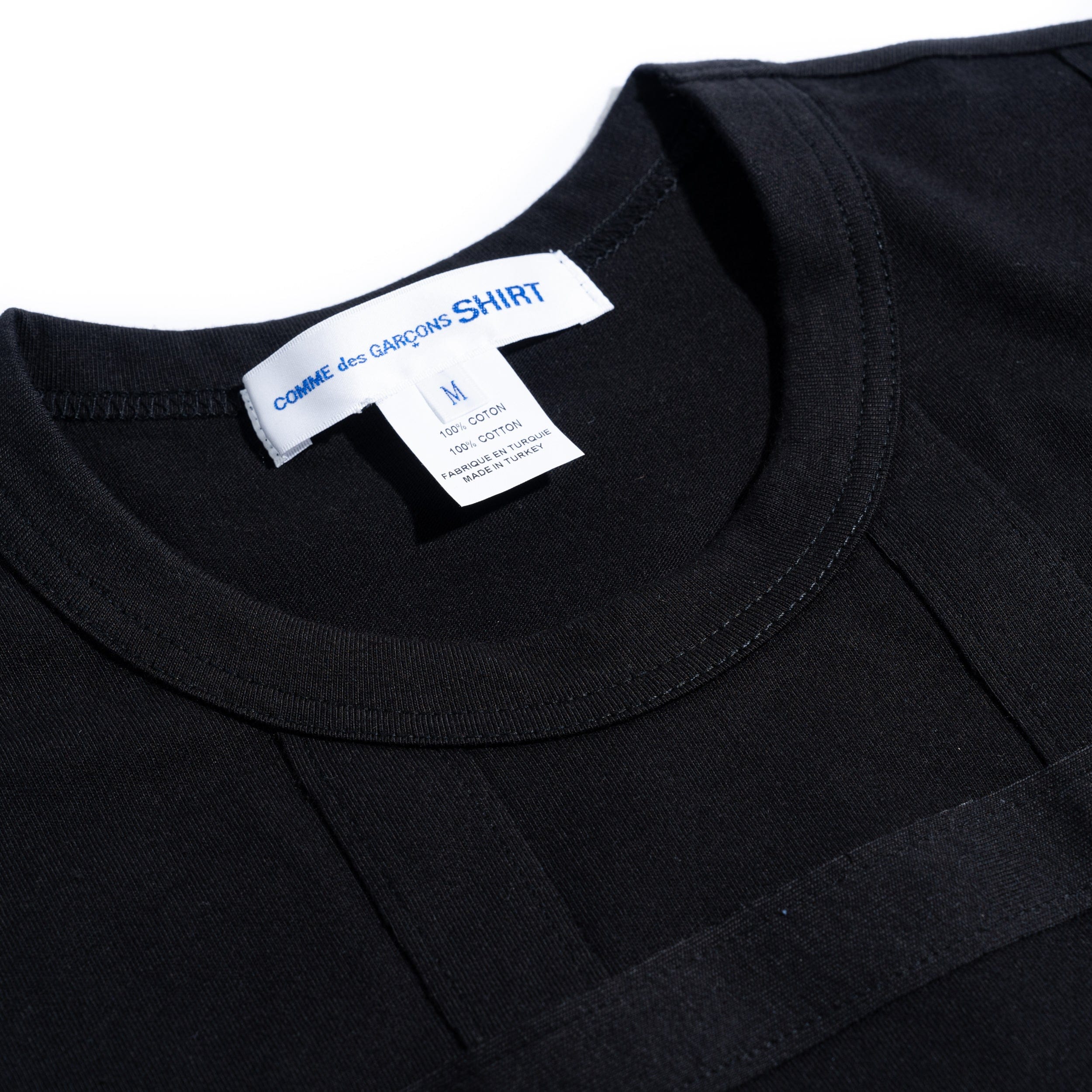 Comme Des Garcons SHIRT CDG SHIRT Lattice Tee Black FO-T009-S25-1