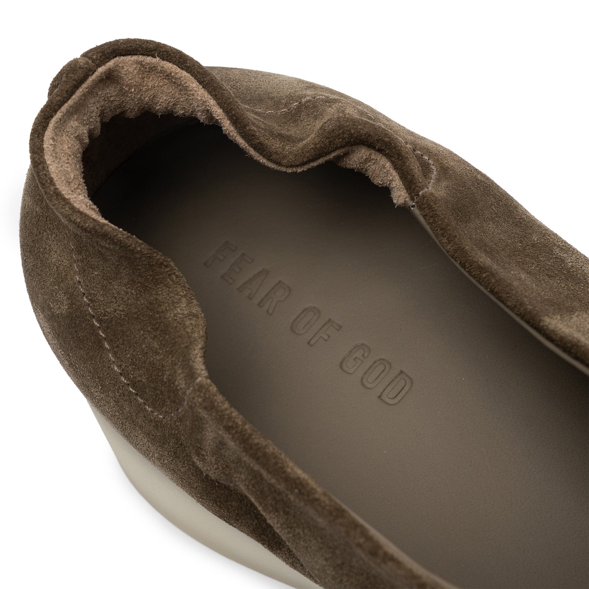 Fear of God FOG Suede Mule Taupe FGE280-8104SUE