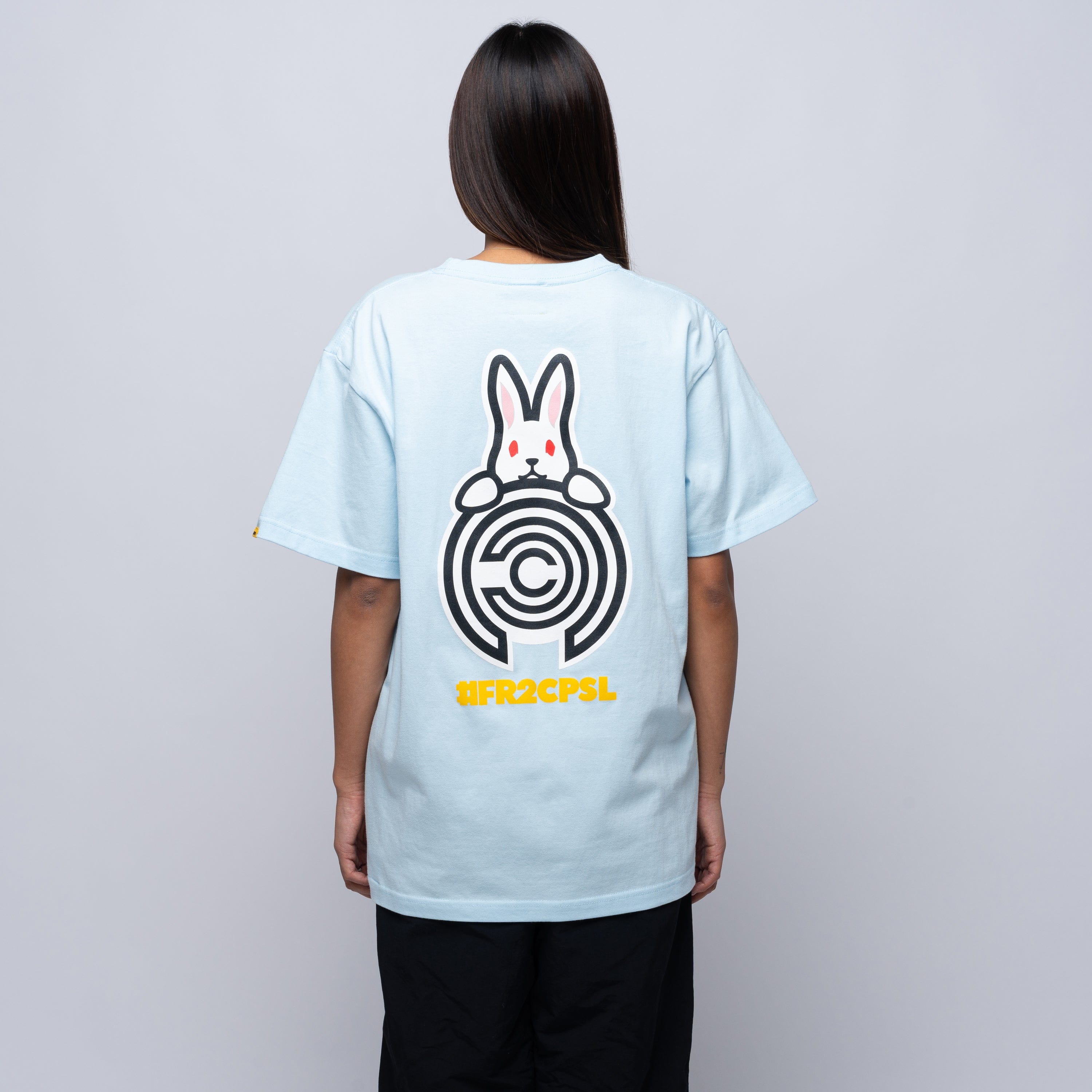 FR2 x Capsule C-Logo Rabbit Tee Light Blue FRC3569