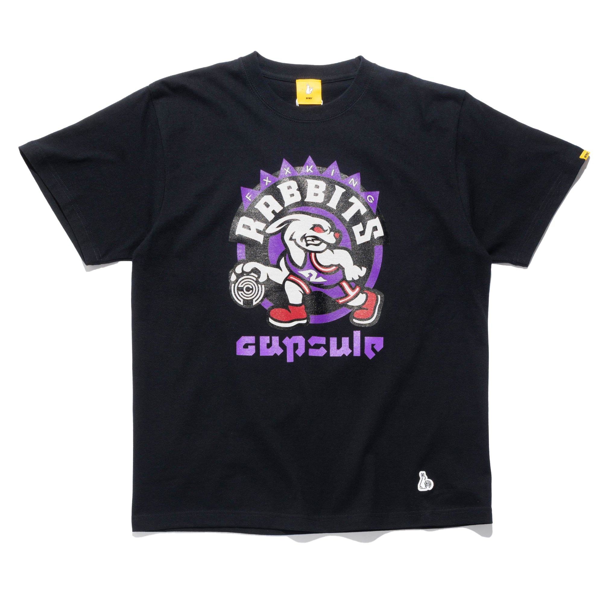 FR2 x Capsule Rabbits Capsule Team Tee Black FRC3571