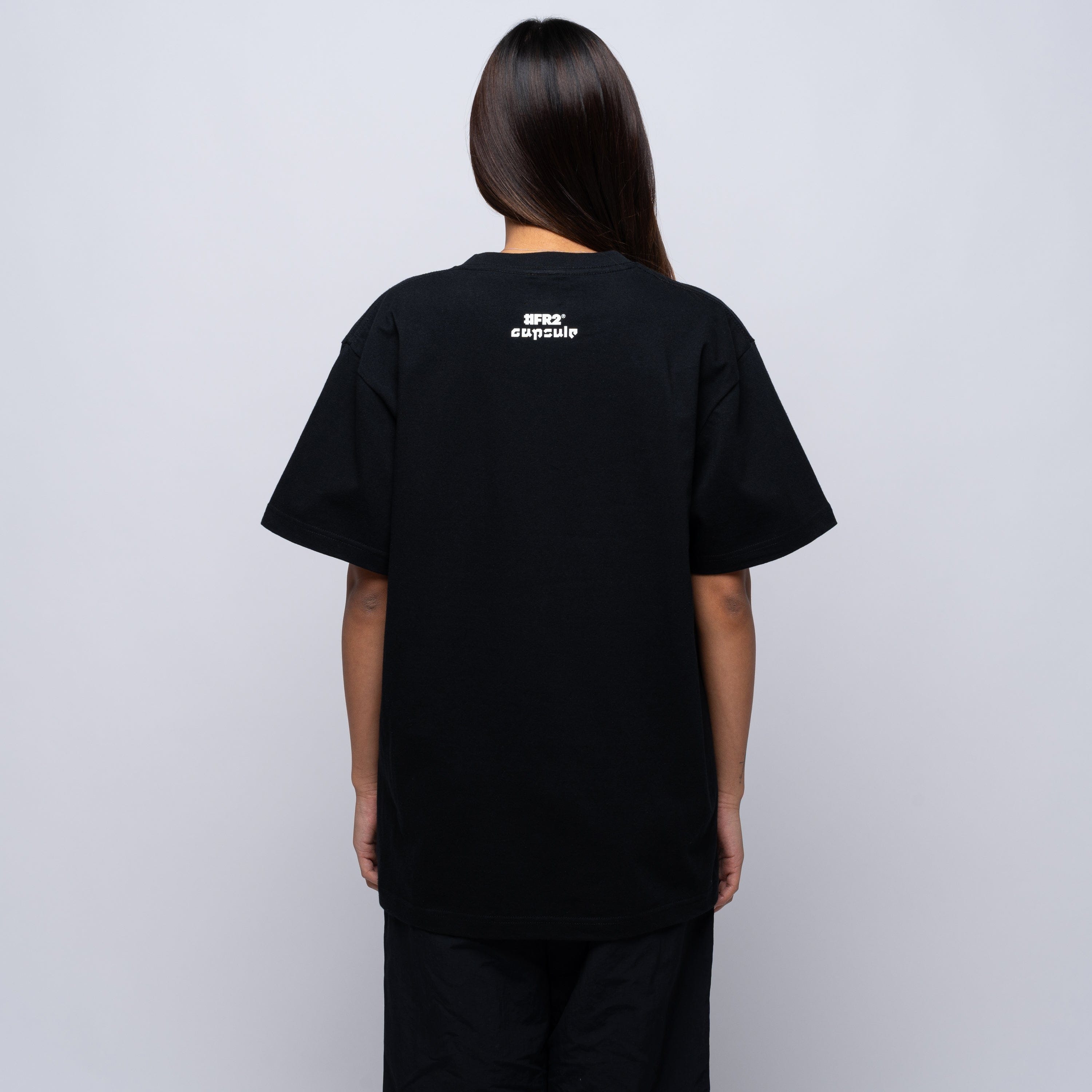FR2 x Capsule Rabbits Capsule Team Tee Black FRC3571