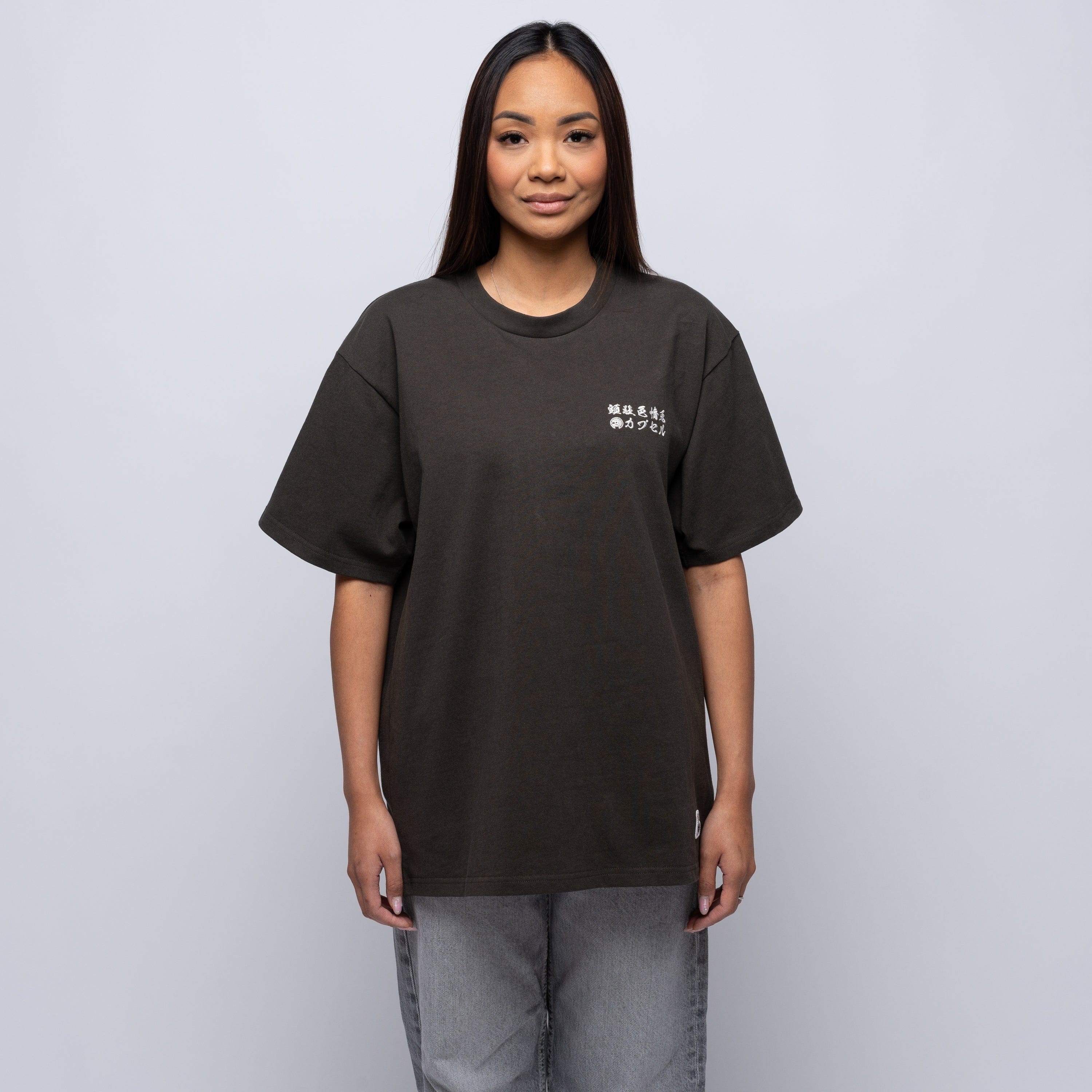 FR2 x Capsule Embroidery Souvenir Tee Washed Black FRC3572