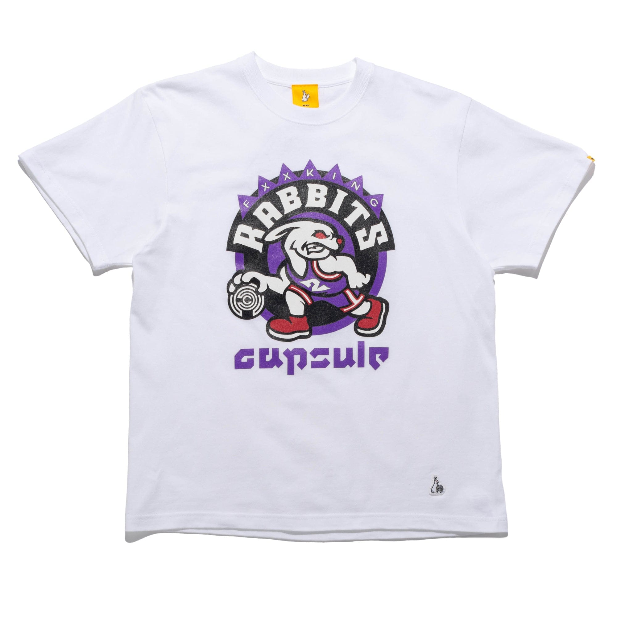 FR2 x Capsule Rabbits Capsule Team Tee White FRC3571