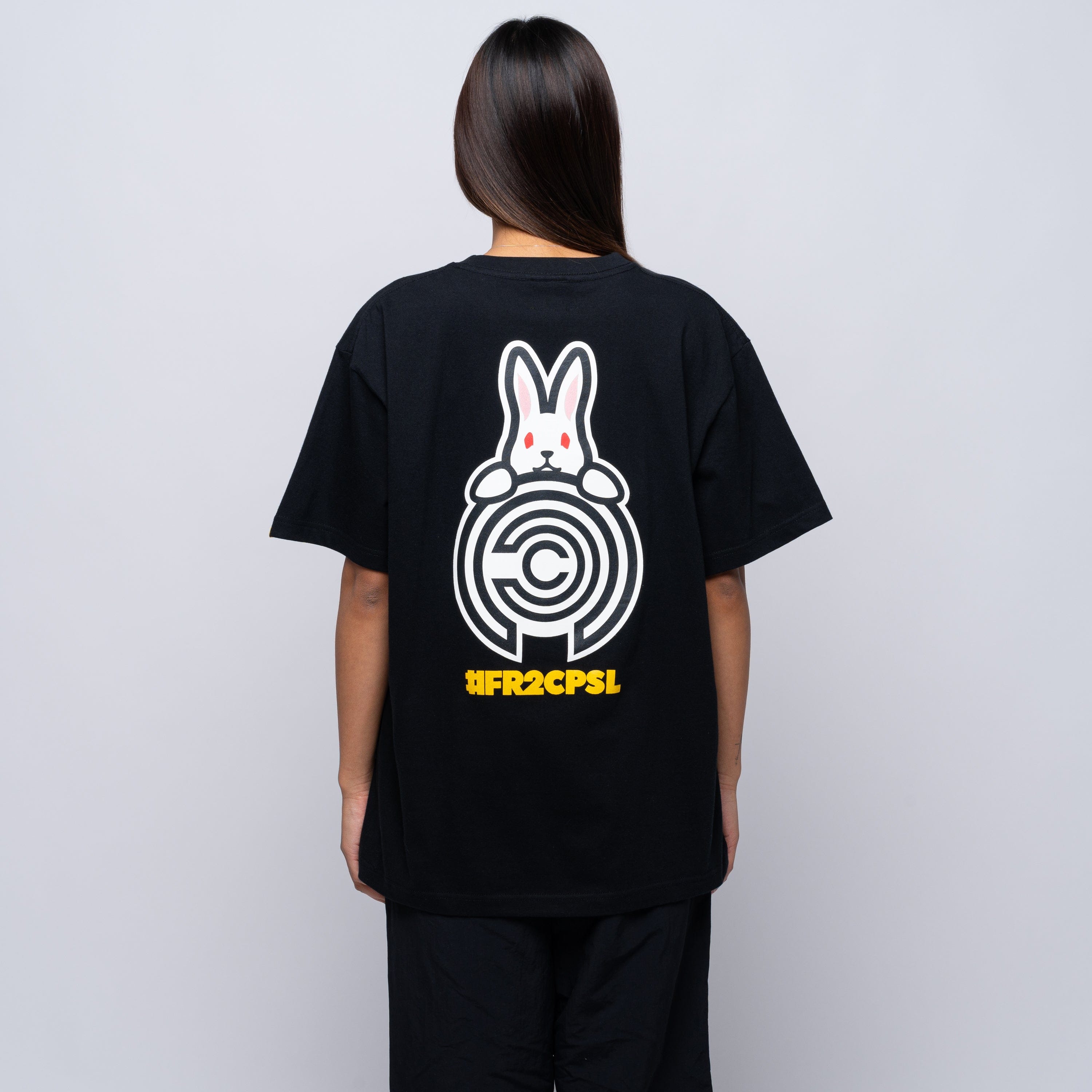 FR2 x Capsule C-Logo Rabbit Tee Black FRC3569