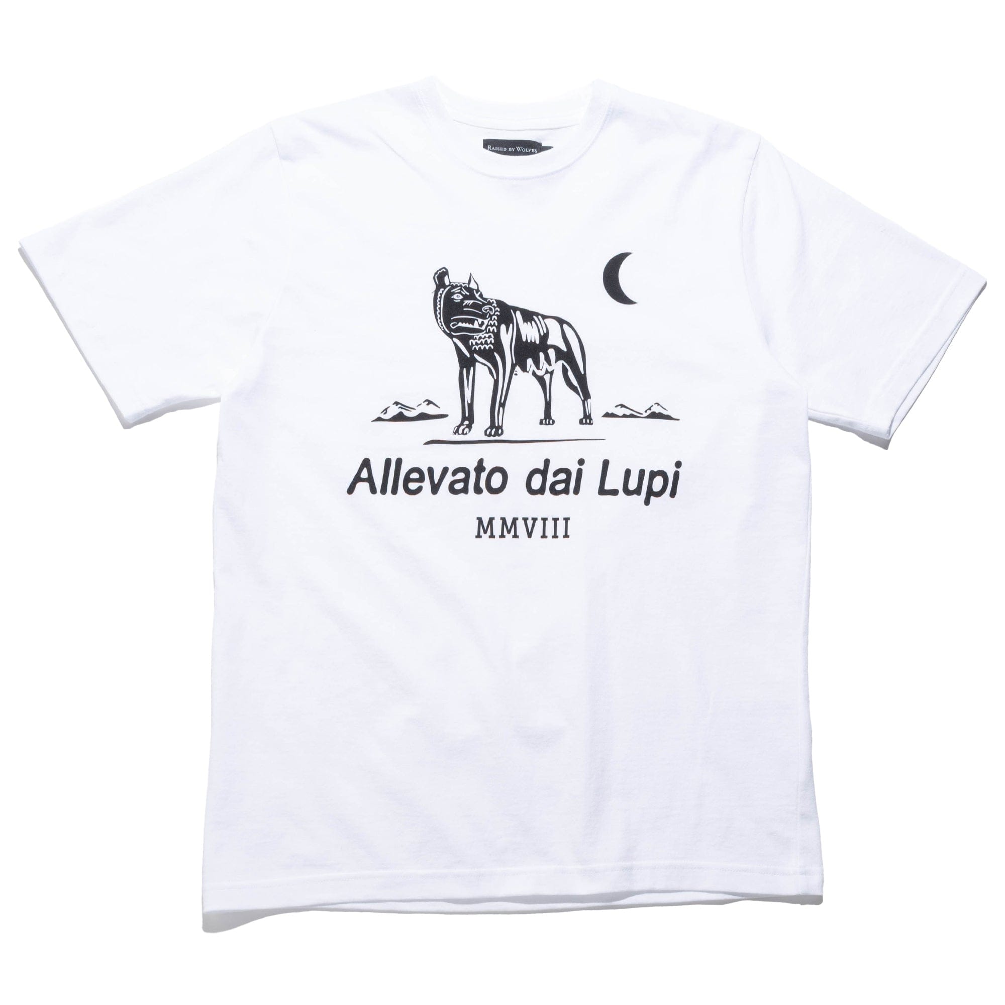 Raised By Wolves RBW Club Logo Tee White RBWSS25506