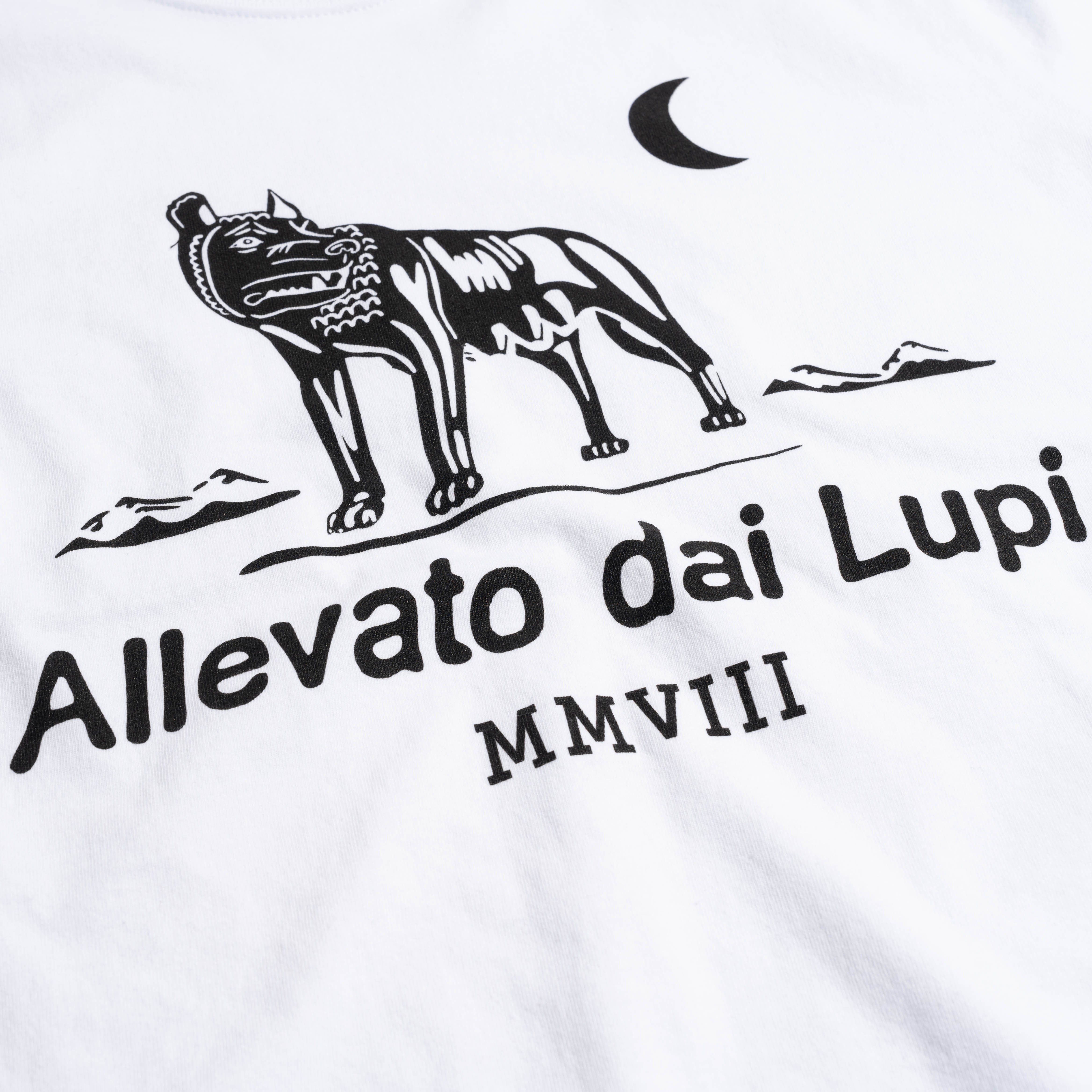 Raised By Wolves RBW Club Logo Tee White RBWSS25506