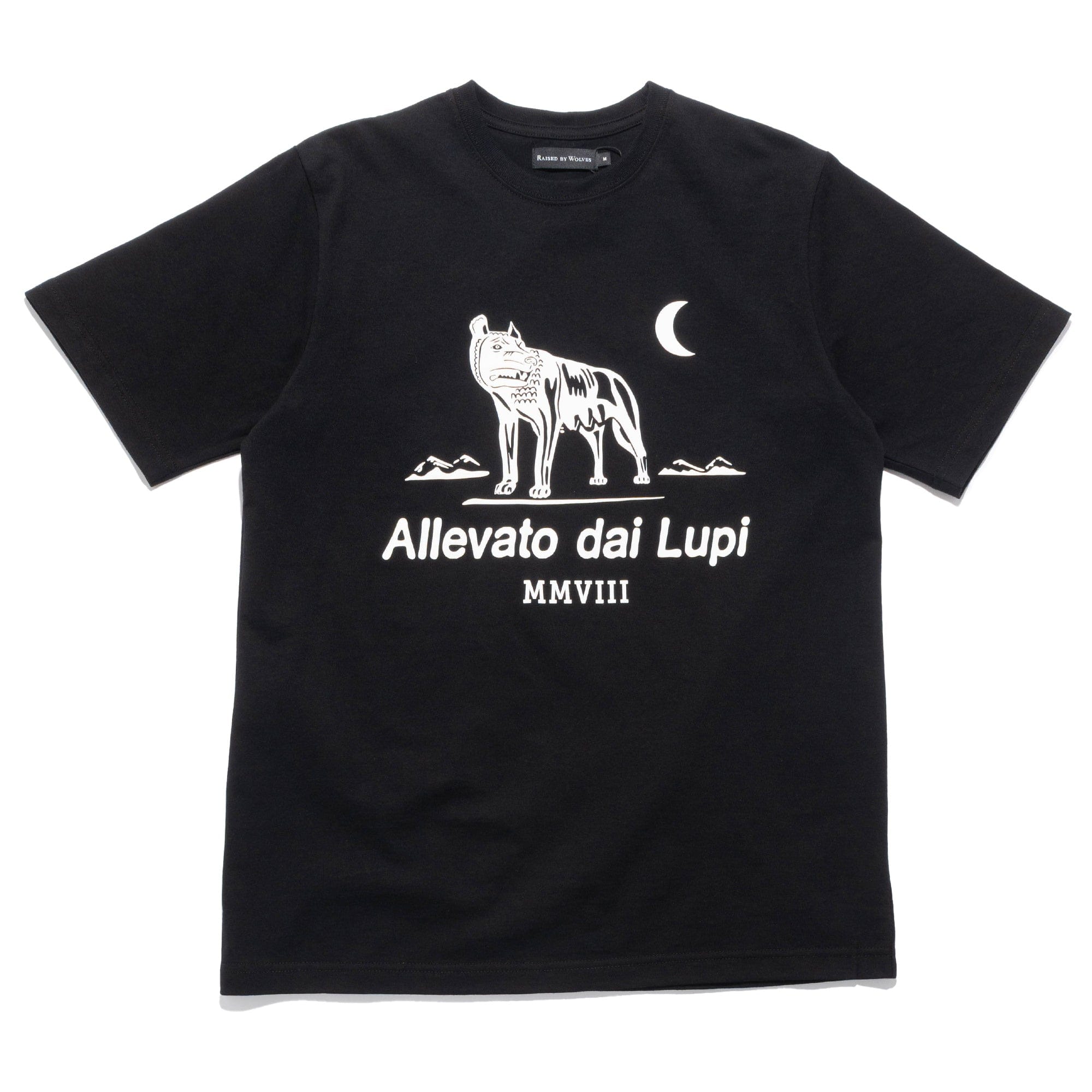 Raised By Wolves RBW Club Logo Tee Black RBWSS25506