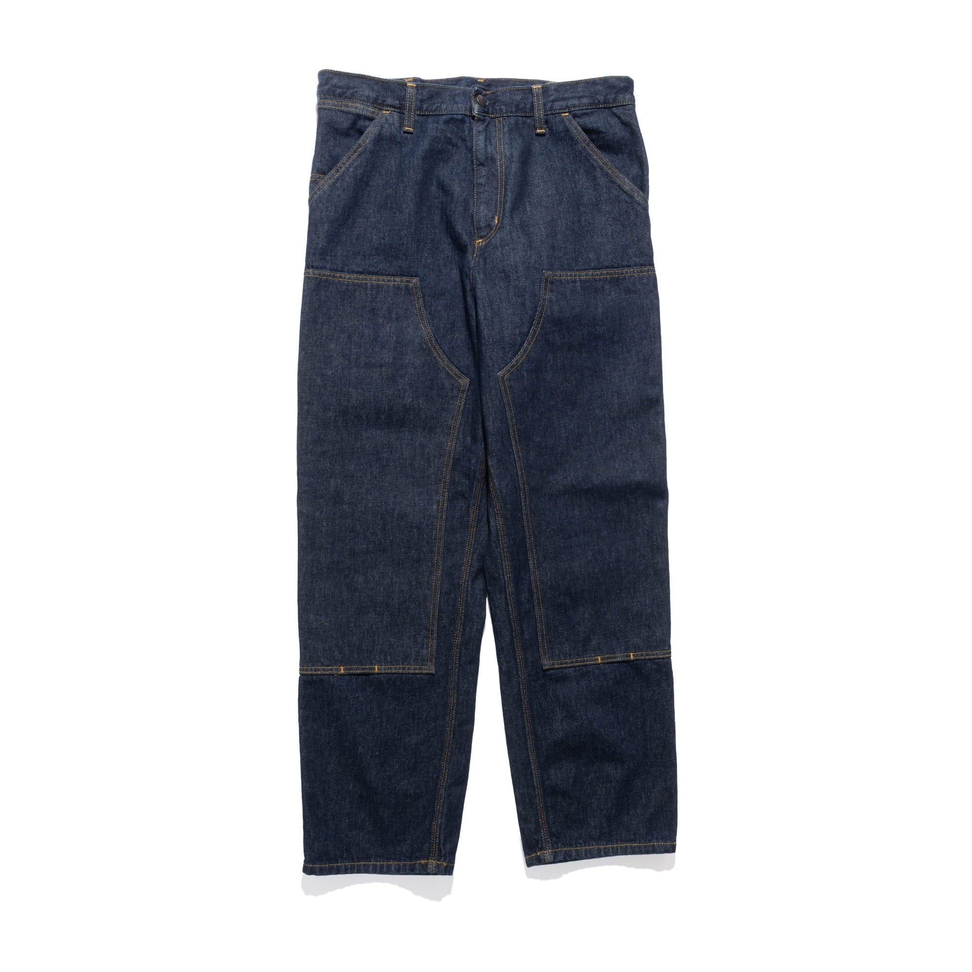 Carhartt WIP Double Knee Pant Blue Rinsed I032699