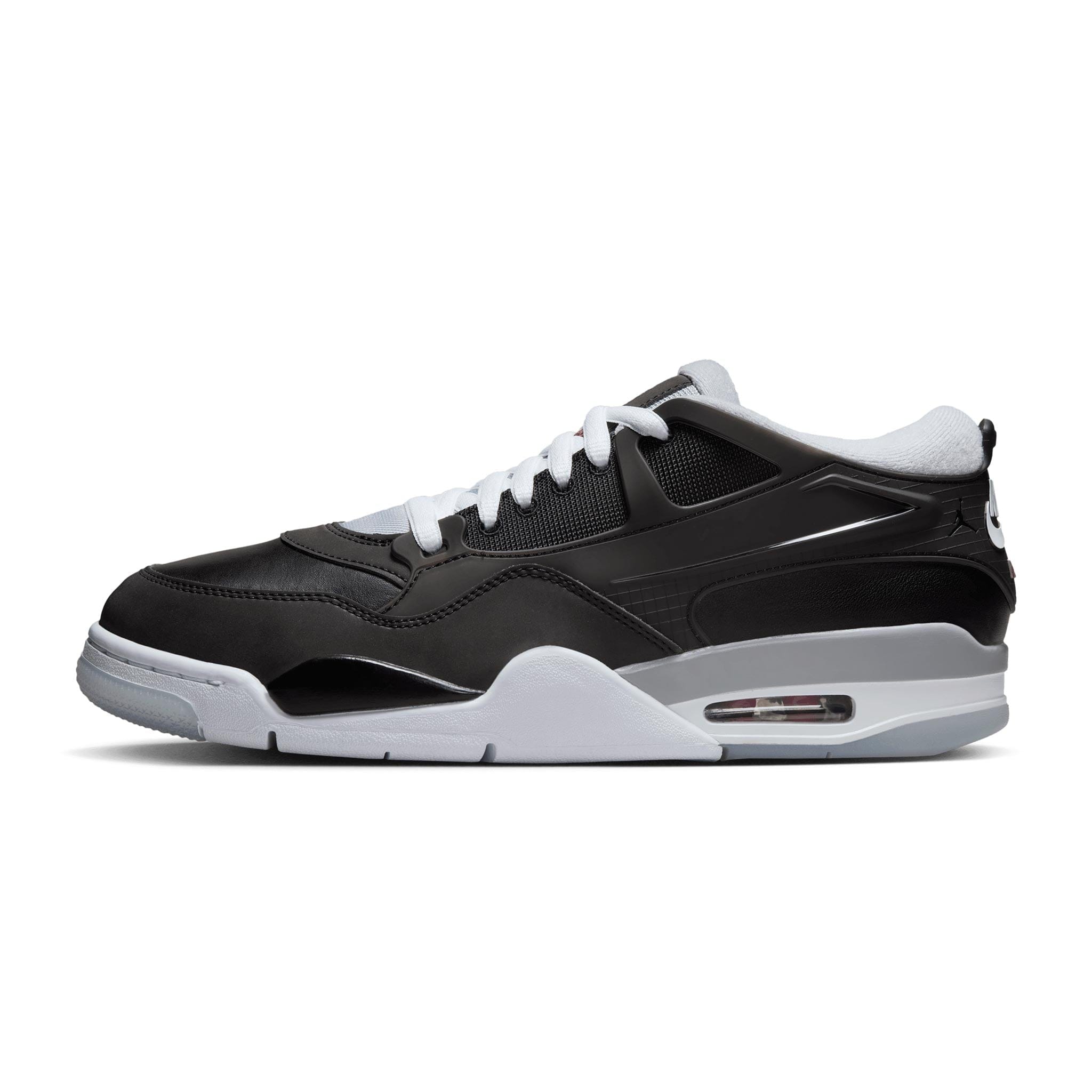 Air Jordan 4 RM PRM Black/Fire Red-Wolf Grey-White HV5184-010