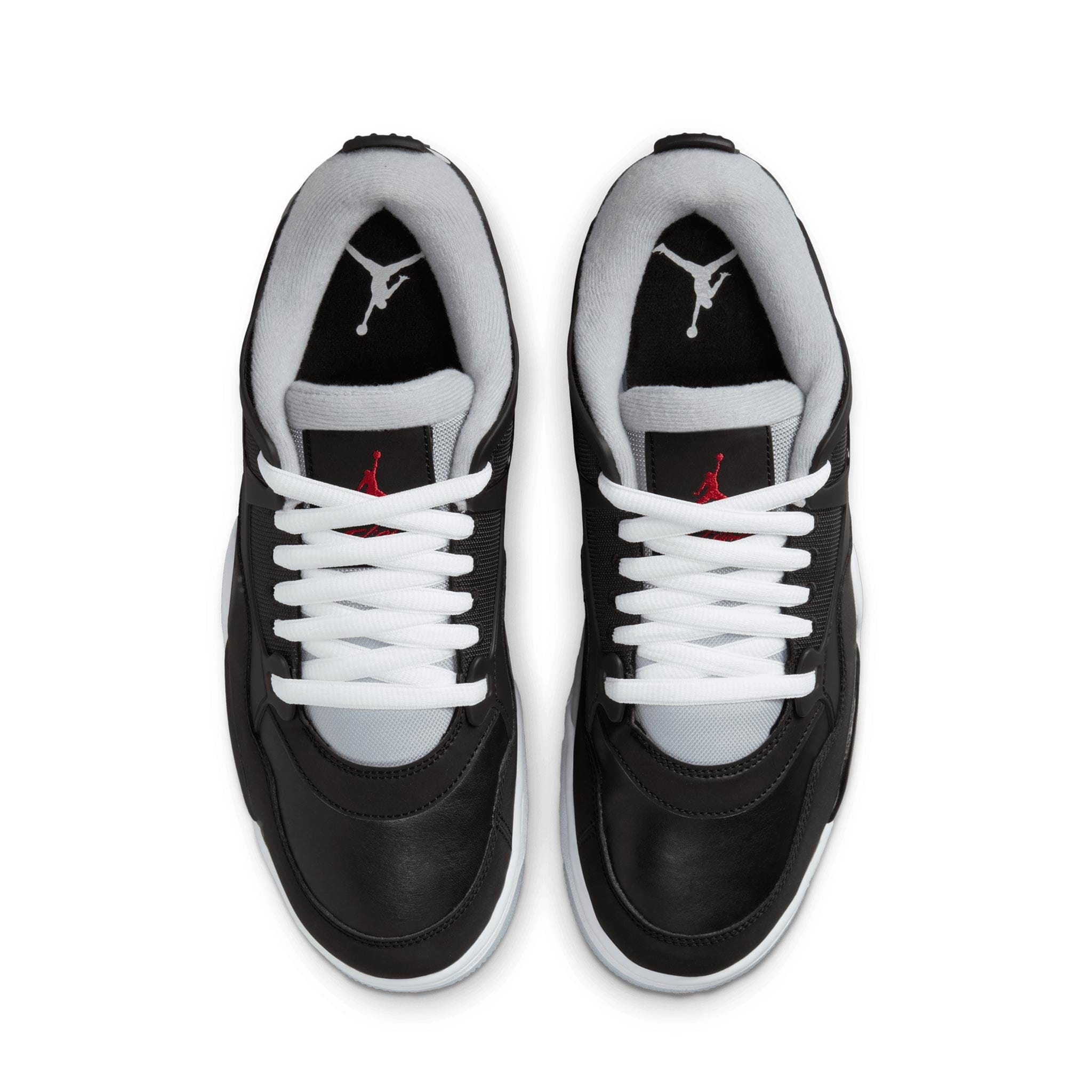 Air Jordan 4 RM PRM Black/Fire Red-Wolf Grey-White HV5184-010
