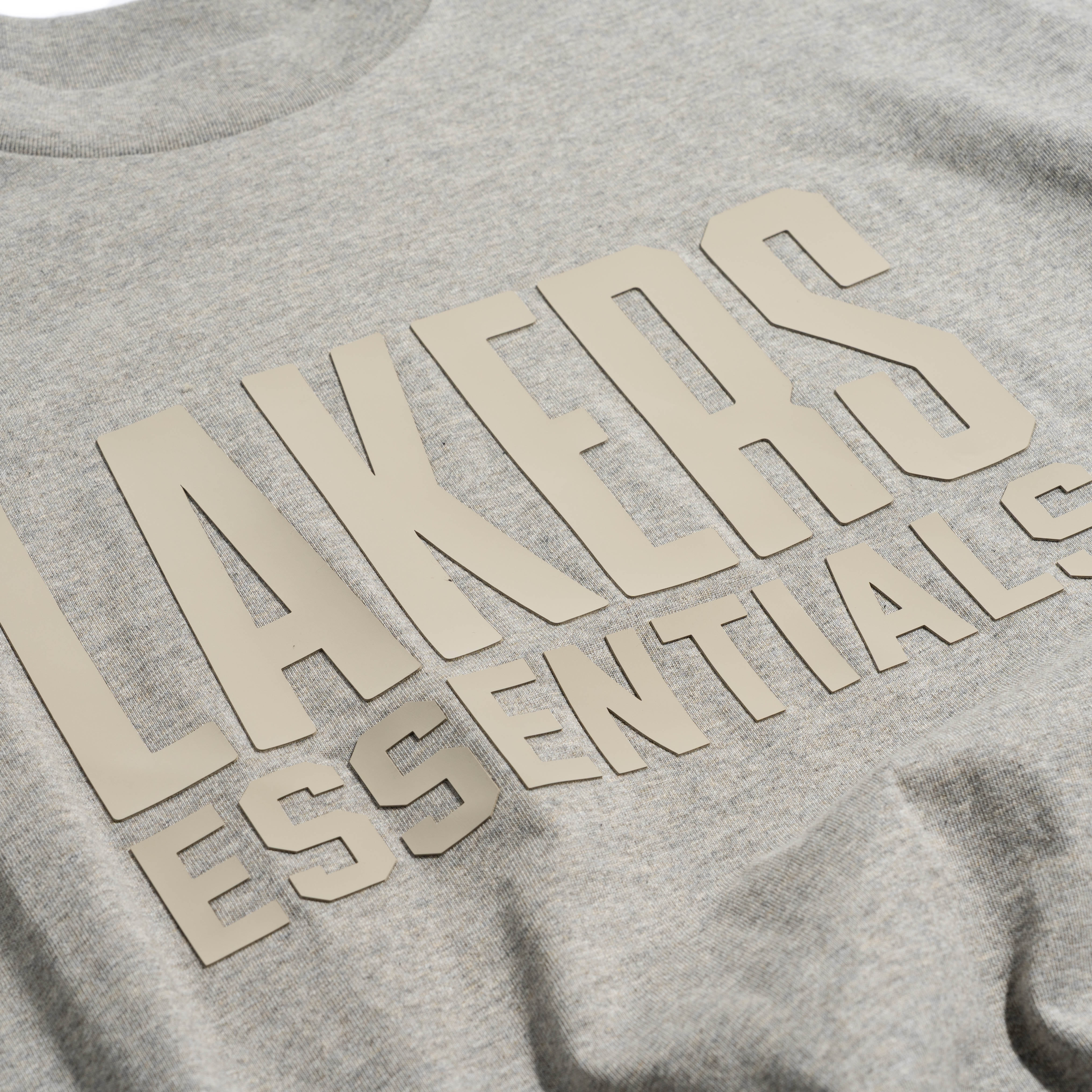 Fear of God Essentials Essentials Lakers SS Tee Warm Heather 125AL244305F
