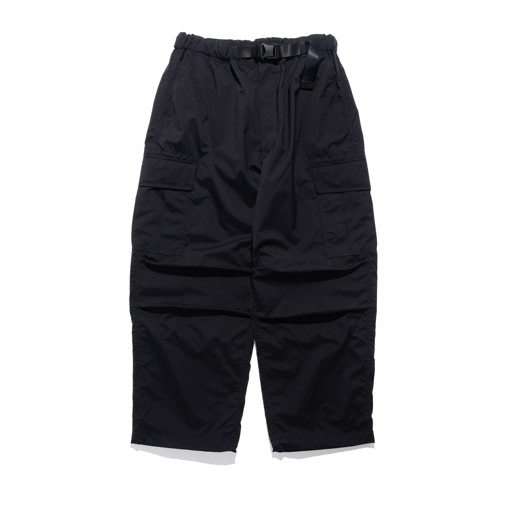 CDG Homme CdGH Nylon Wide Cargo Pants Black HO-P004-051