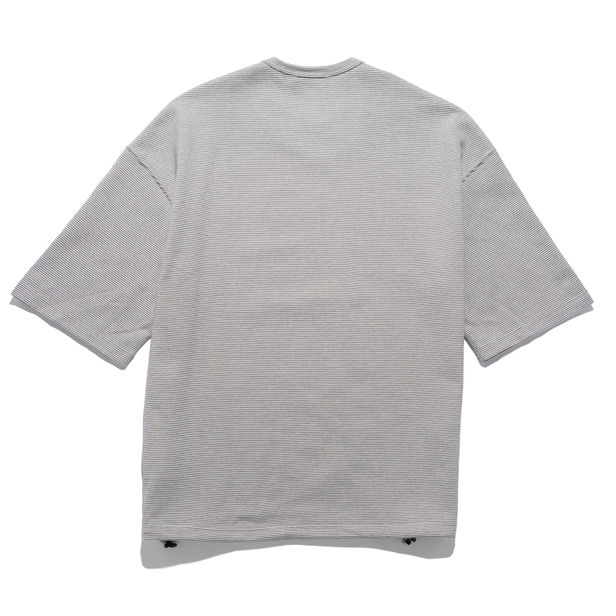 CDG Homme CdGH Knitted Stripe Tee White HO-T003-051