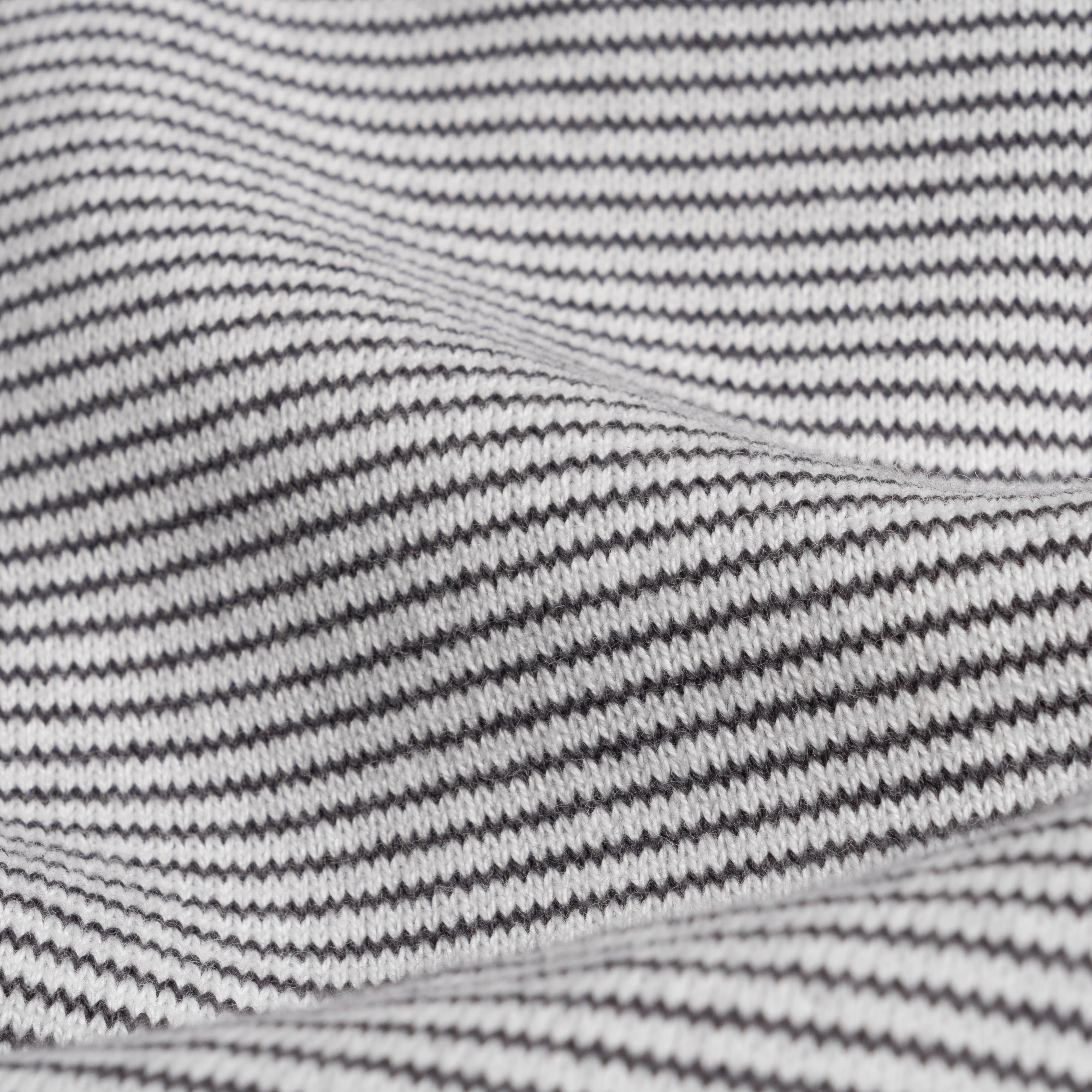 CDG Homme CdGH Knitted Stripe Tee White HO-T003-051