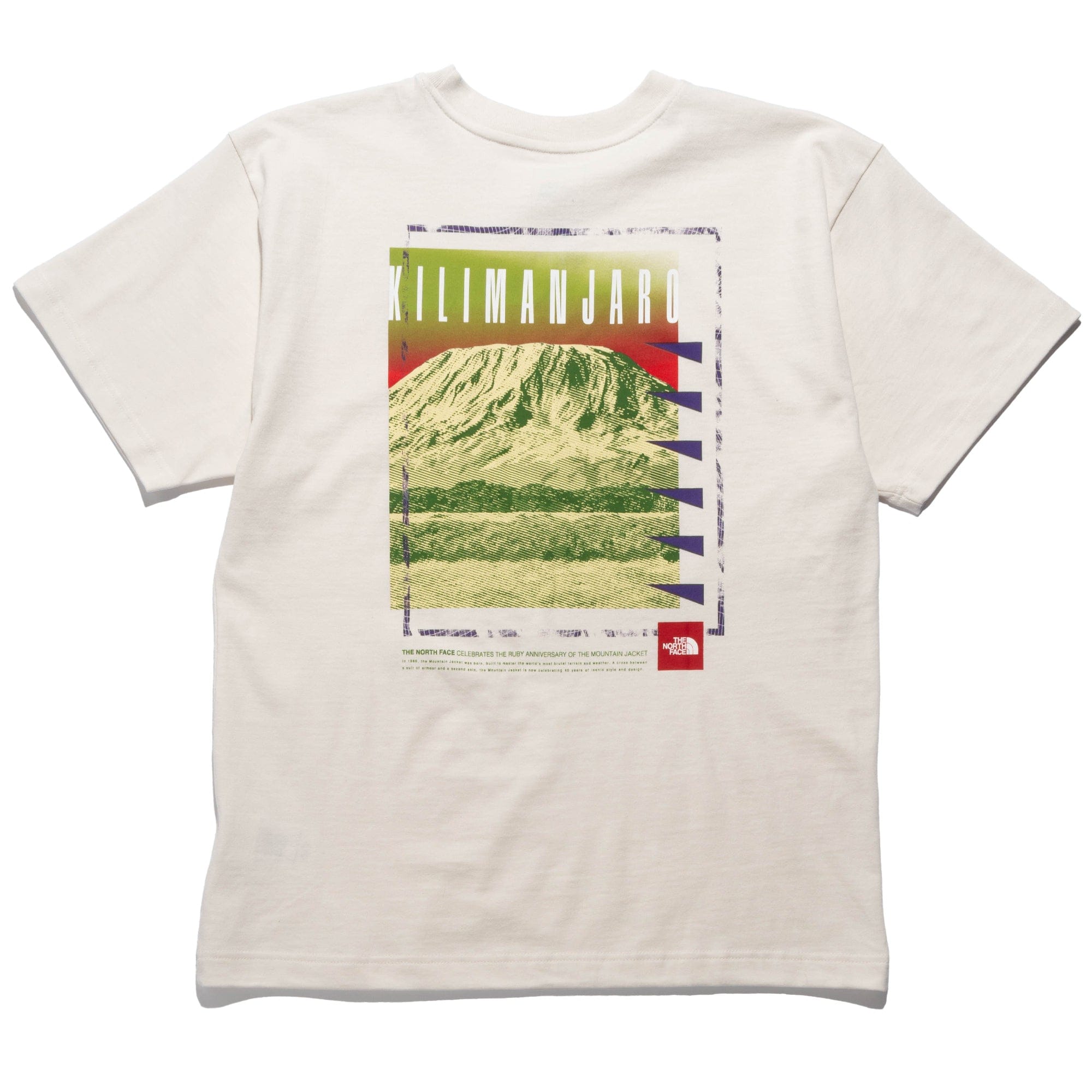 The North Face TNF Red Box Kilimanja Tee White Dune NF0A8C4MQLI1