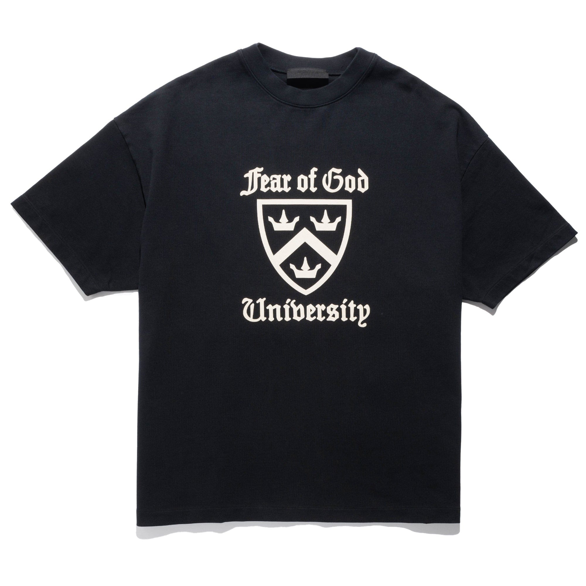 Fear of God Essentials Collegiate Heavy Crewneck Tee Black 125HO242000F