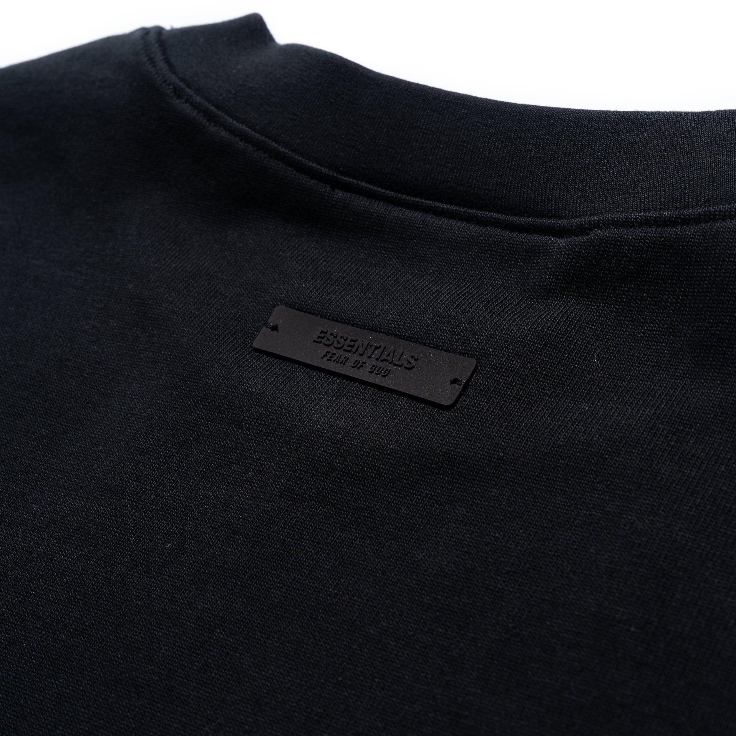 Fear of God Essentials Collegiate Heavy Crewneck Tee Black 125HO242000F