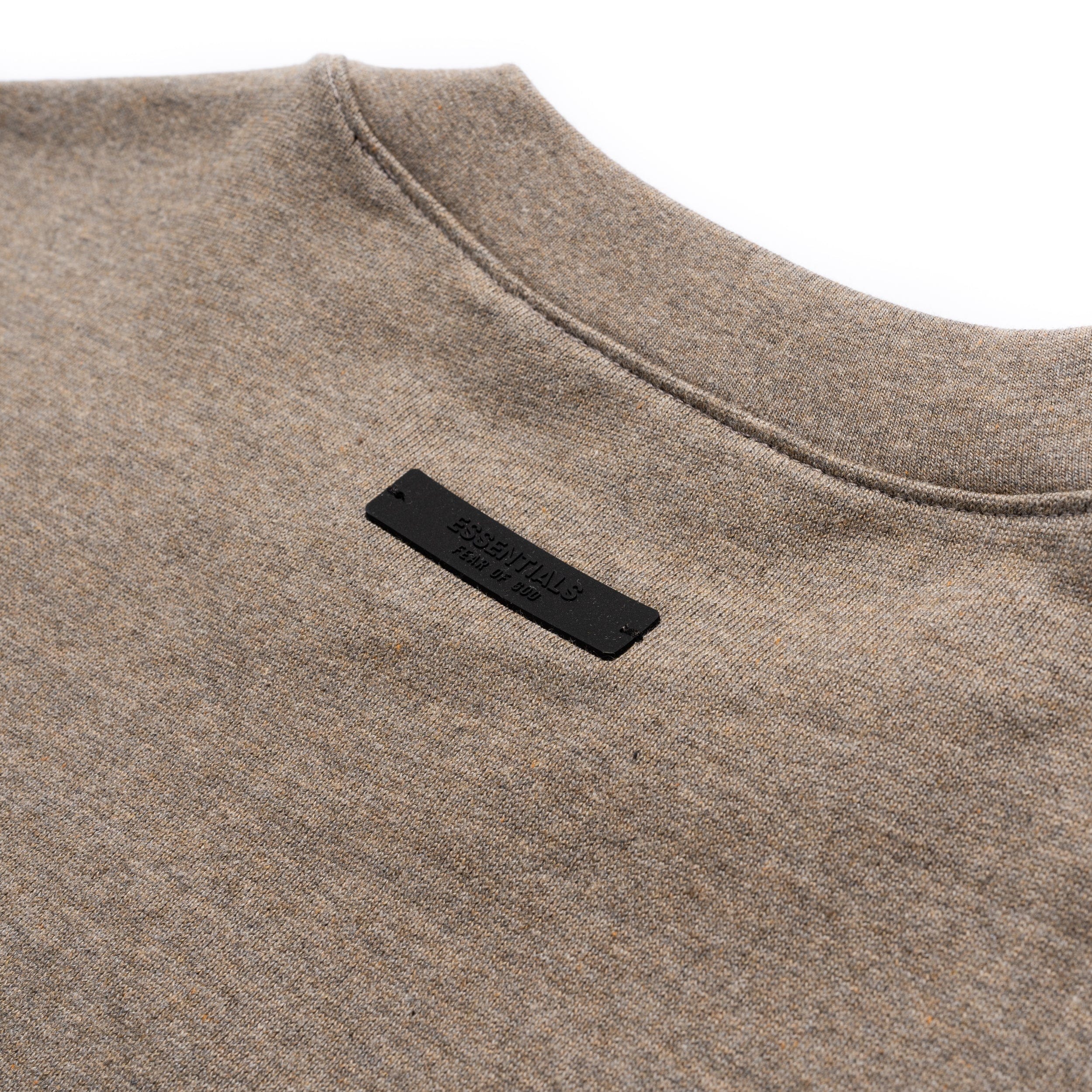 Fear of God Essentials Collegiate Heavy Crewneck Tee Heather Grey 125HO242001F