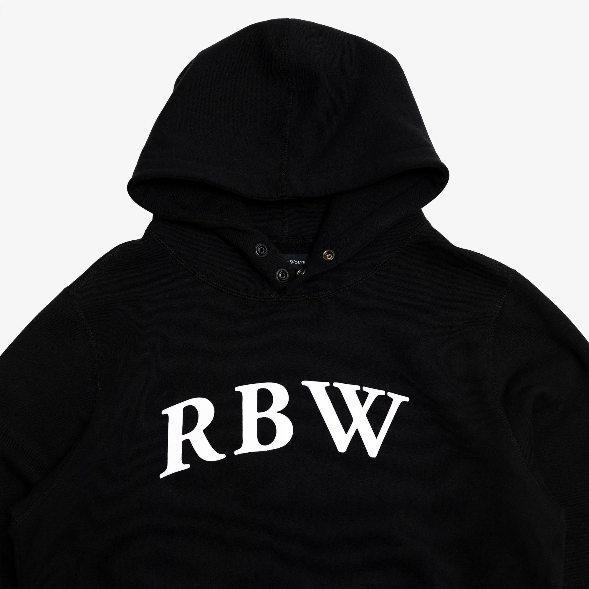 Raised By Wolves RBW Initialism Snap Hoodie Black
