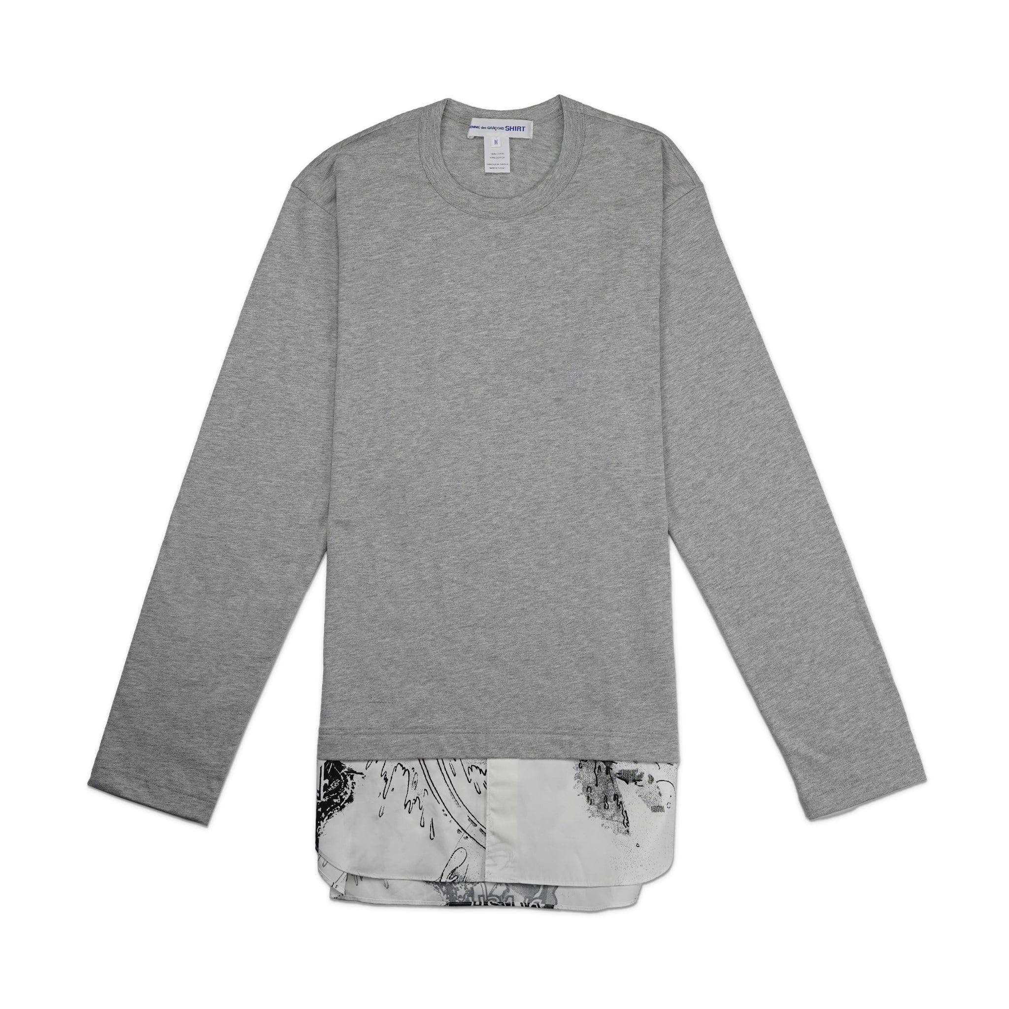Comme Des Garcons SHIRT Christian Marclay LS FI-T015 Grey