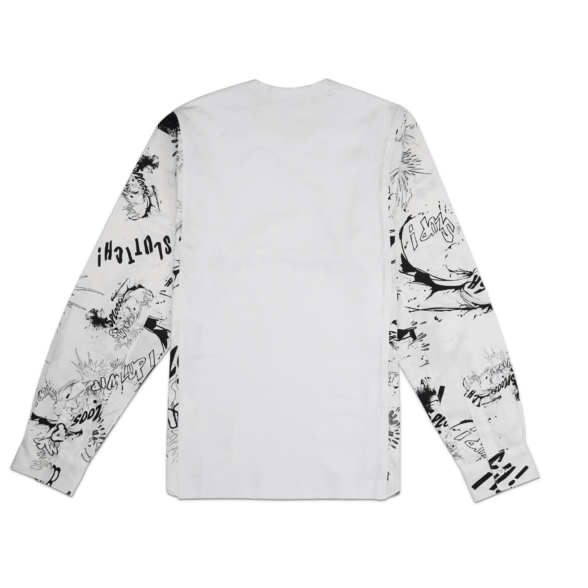 Comme Des Garcons SHIRT Christian Marclay LS FI-T014 White