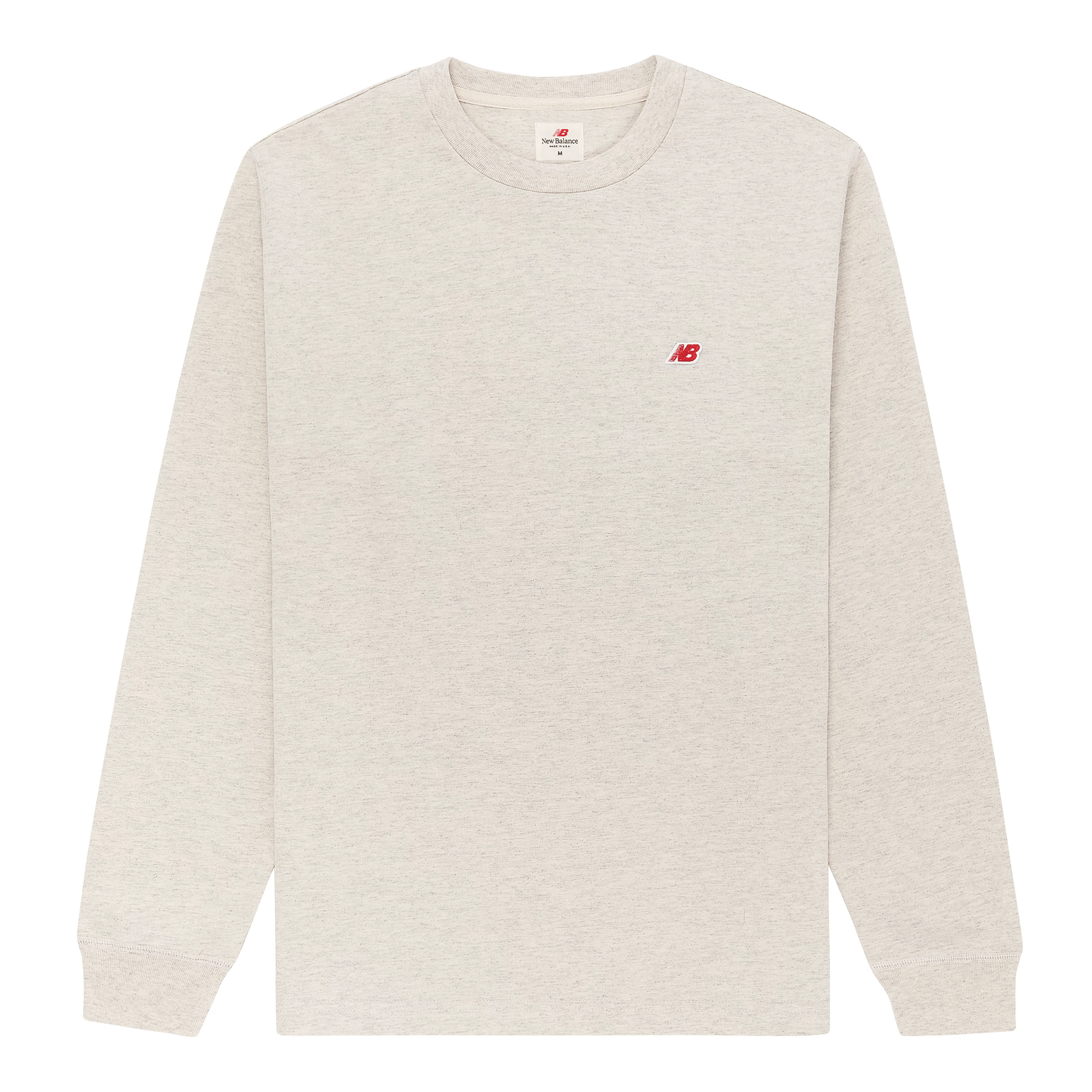New Balance NB USA Core LS Tee MT21542 Oatmeal