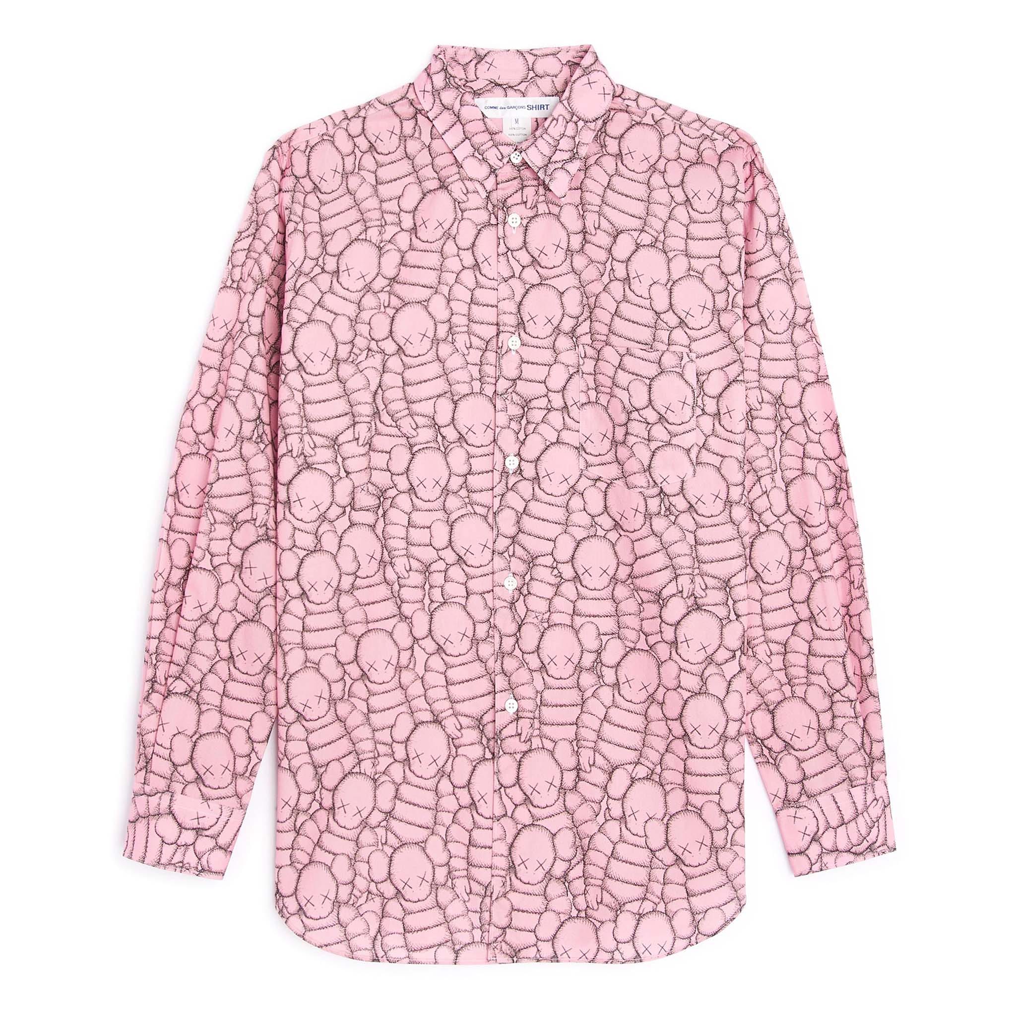 Comme Des Garcons SHIRT CDG x KAWS FH-B023 Chum Shirt Pink