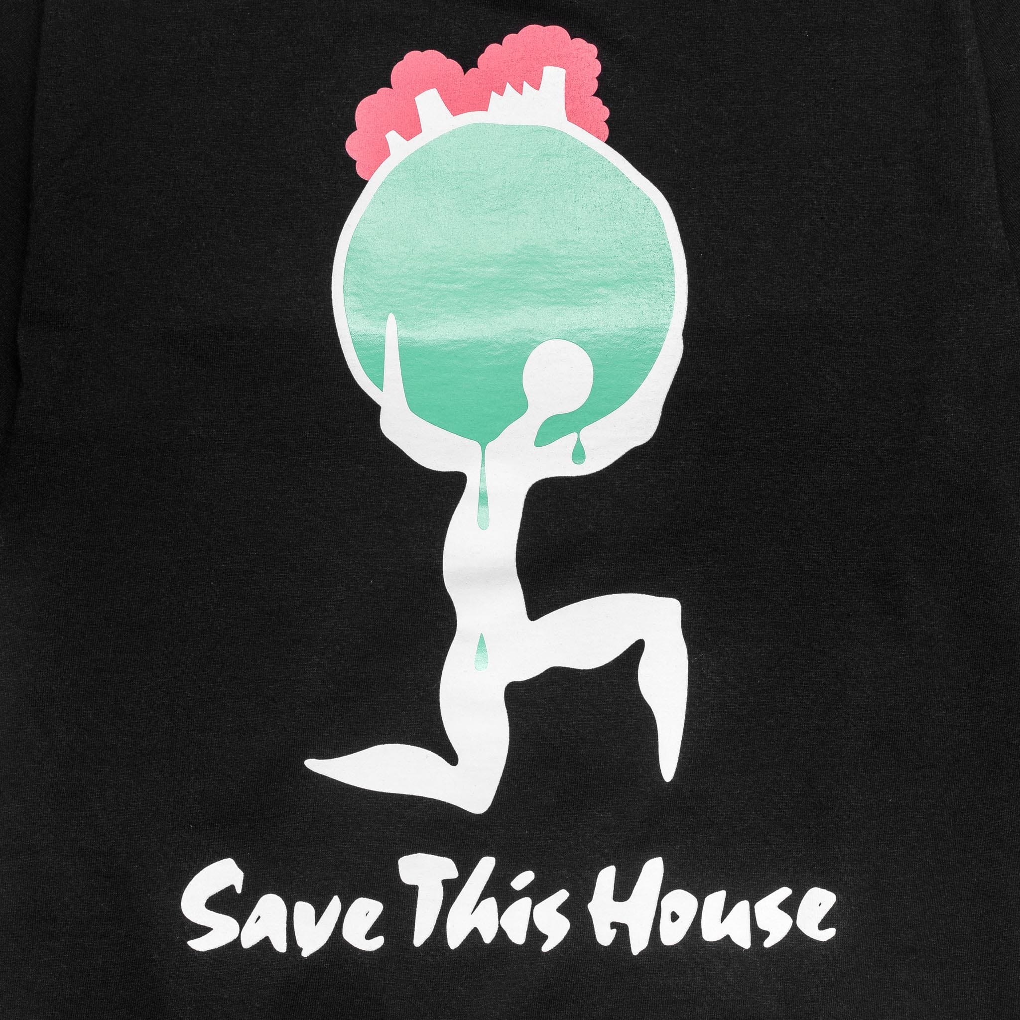 Raised By Wolves Save This House Tee RBWFW21504 Black