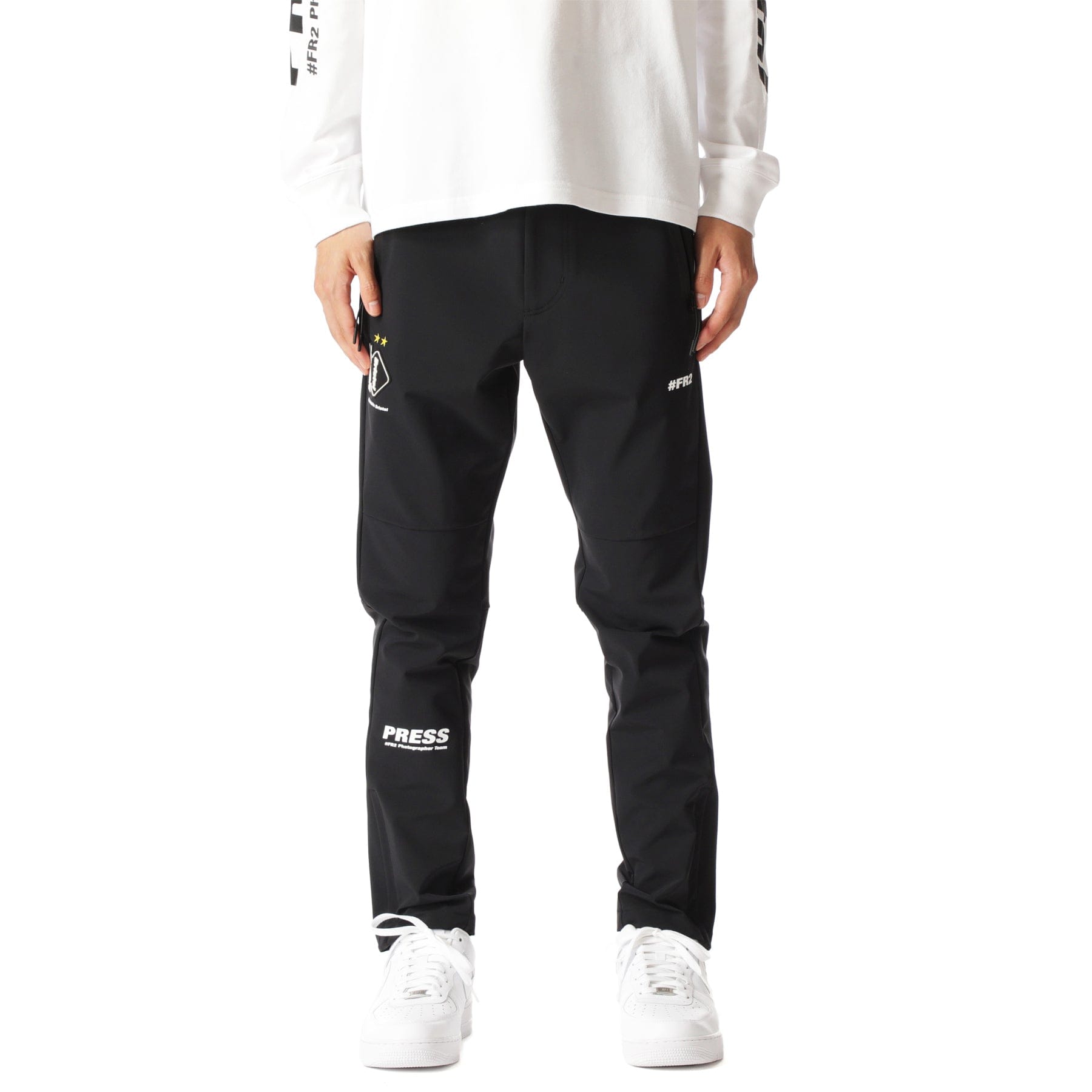 FR2 x FCRB Warm Up Pants FRP099 Black