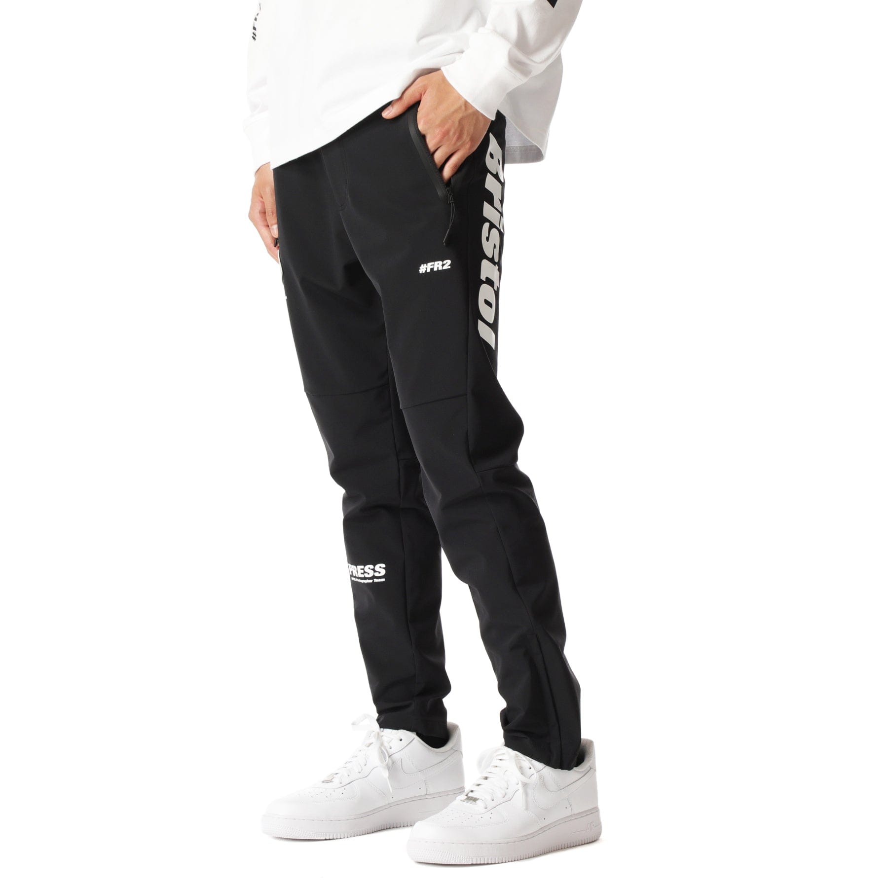 FR2 x FCRB Warm Up Pants FRP099 Black