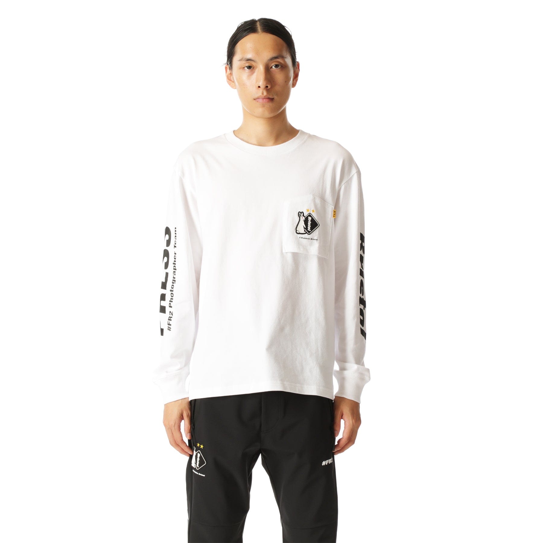 FR2 x FCRB L/S Tee FRC1111 White